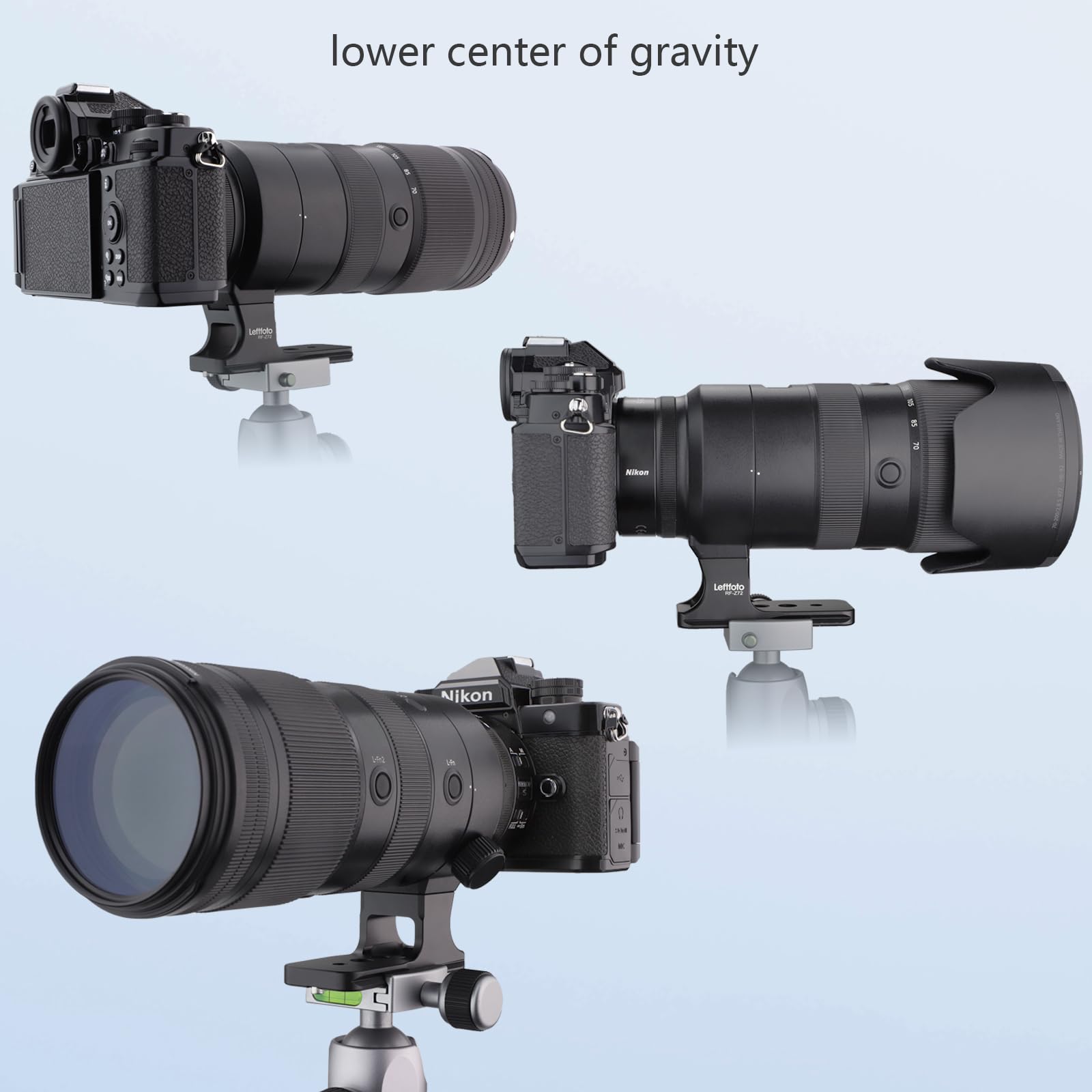 Leftfoto Replacement Lens Foot Tripod Mount Foot For Nikon Nikkor Z 70 200 Mm F/2.8 Vr S Lens   Arca Swiss Style.
