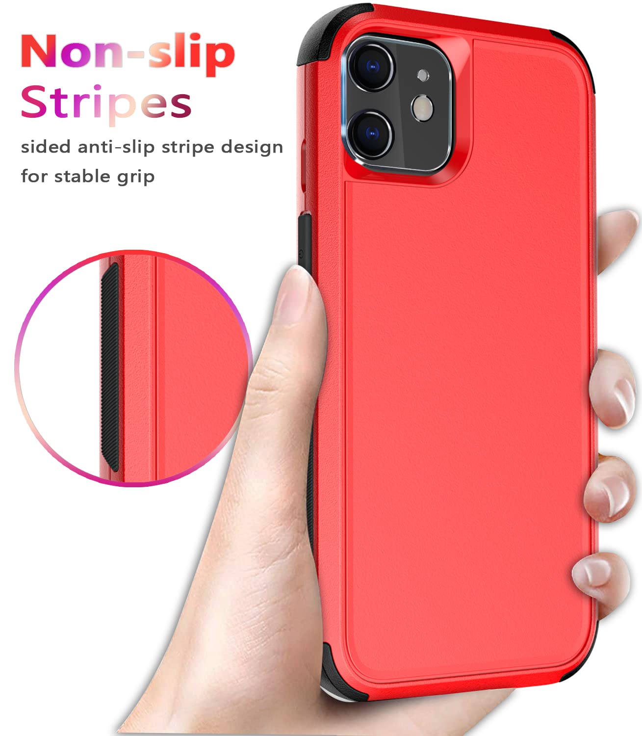 Diverbox For Iphone 11 Case [Shockproof] [Dropproof] [Tempered Glass Screen Protector],Heavy Duty Protection Phone Case Cover Fo