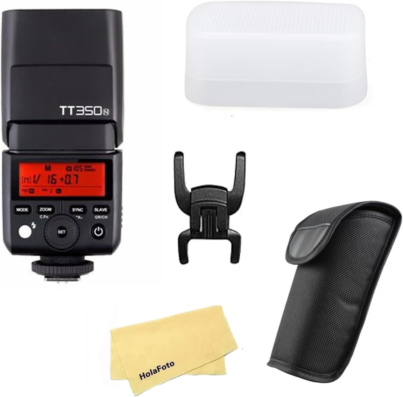 Godox TT350N TTL Camera Flash for Nikon Flash Speedlight,LCD Panel 0.1-2.2s Recycle Time,Compatible for Nikon D800 D700 D7100 D7