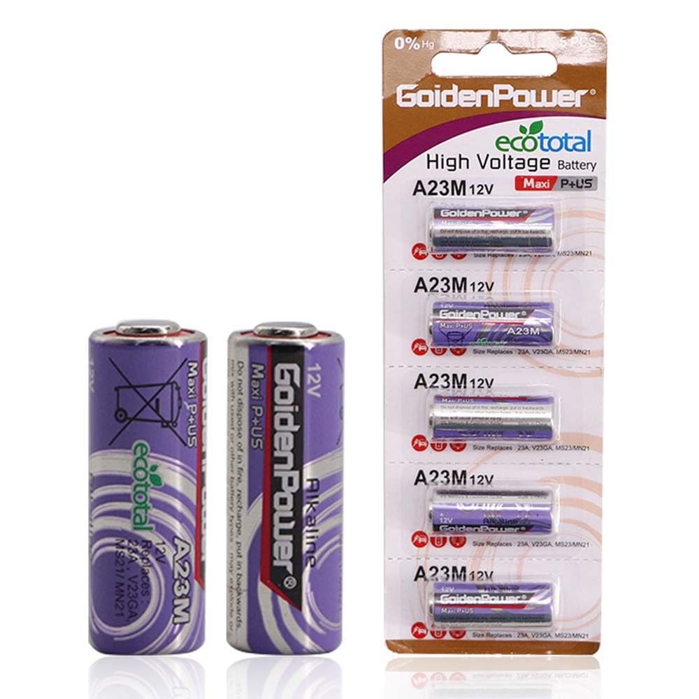 Kitstar A23M 12V Alkaline Battery Maxi Plus Incredibly Safe Version Ecototal,5 Count (Pack of 1)