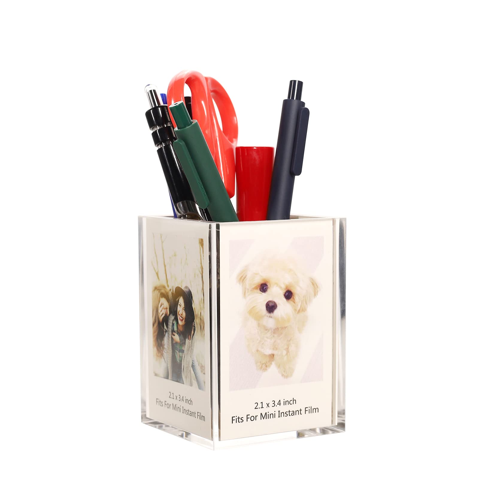 Goldbarley Instax Mini 2X3 Polaroid Photo Acrylic Frame,Small Picture Mini Cute Display Holder For Fujifilm Instax Mini 3 Inch P