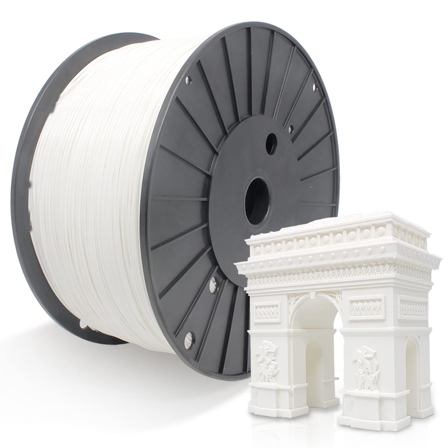 Reprapper White Pla Filament For 3D Printer & 3D Pen 1.75Mm (