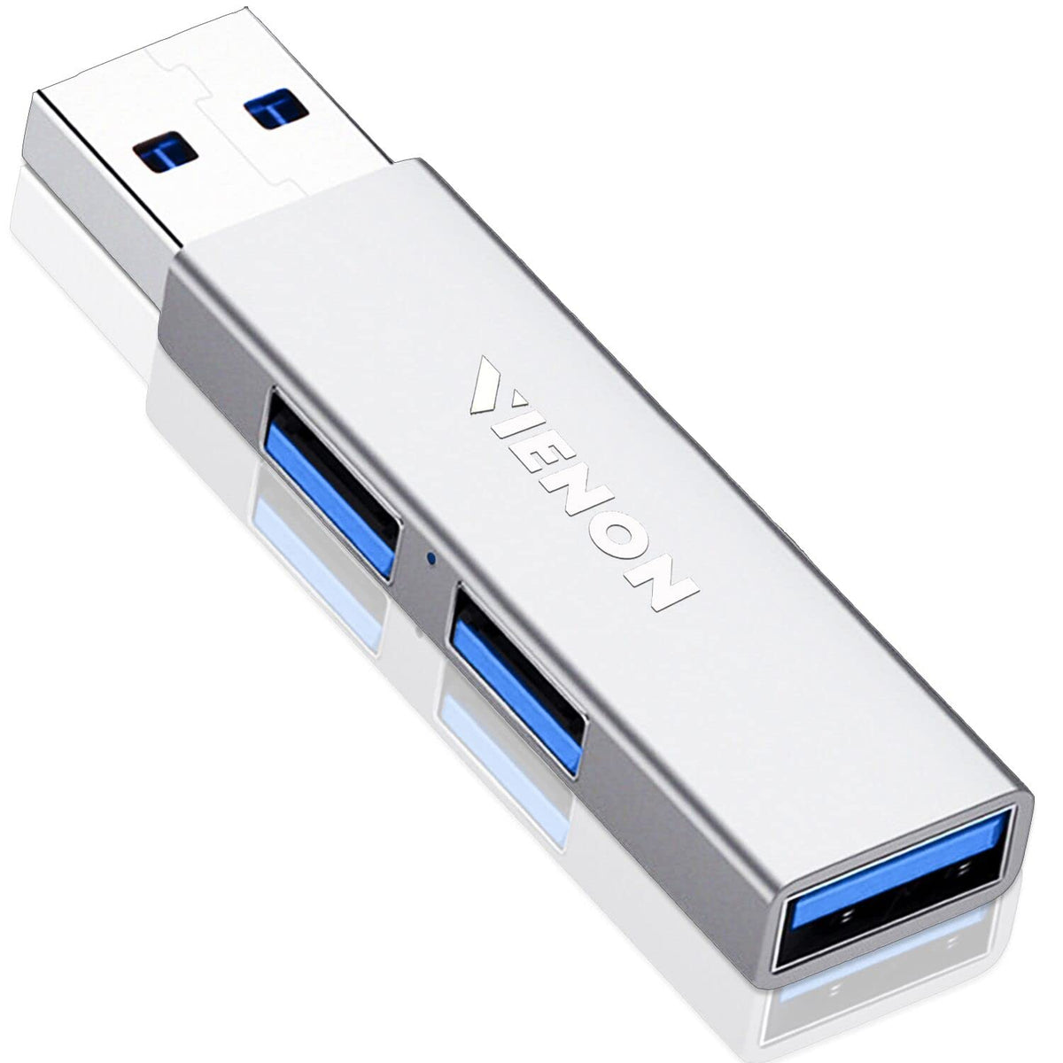 Usb 3.0 Hub, Vienon Aluminium 3 Port Usb Hub Usb Splitter Usb Expander For Laptop, Xbox, Flash Drive, Hdd, Console, Printer, Camera,Keyborad, Mouse
