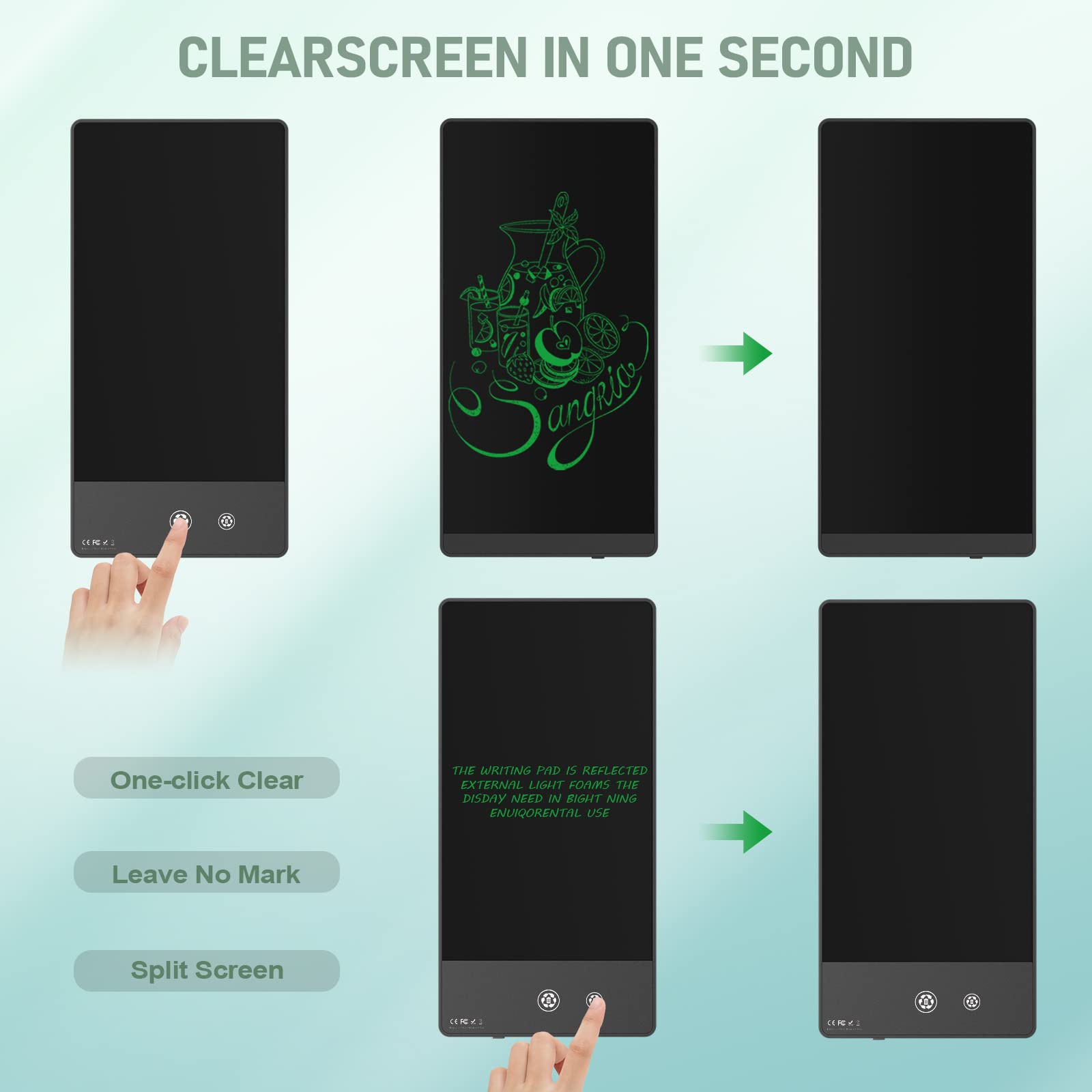 Ksequ Lcd Writing Tablet For Adults 6.5&6'' Lcd Writing Tablet