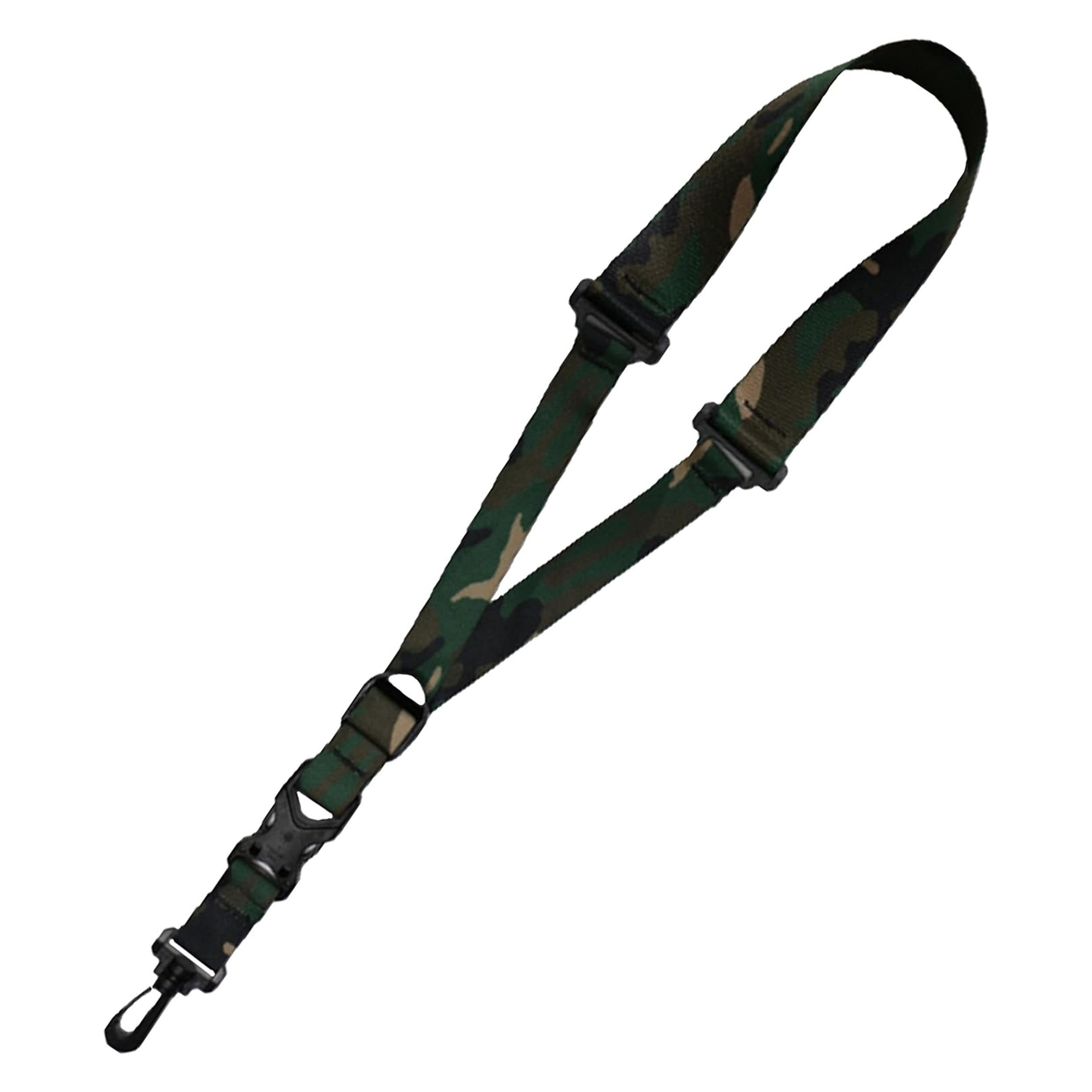 Killer-Q Saxophone Strap - Stylish Quick Release, Adjustable Sax Neck Straps, Woodland Camo Design