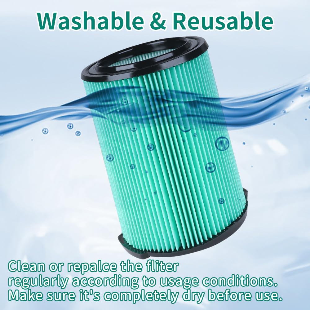 5 Layer Vf6000 Replacement Filter For Ridgid 5 20 Gallon Wet Dry Vacuums Wd5500 Wd0671 Wd6425 Wd7000 Wd1280 Wd1851 Wd1680 Wd1956