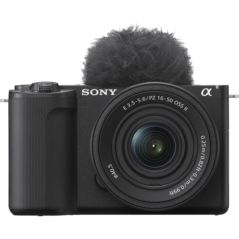 Sony Zv E10 Ii Mirrorless Alpha Aps C Camera Body + 16 50Mm F3.5 5.6 Oss Ii Lens Black Zve10M2Kb Content Creators Bundle With Cp