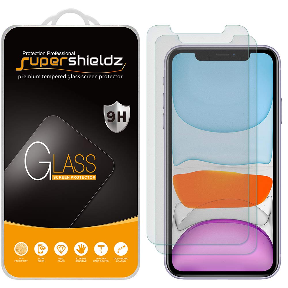 (2 Pack) Supershieldz Anti Glare (Matte) Screen Protector Designed For Iphone 11 And Iphone Xr (6.1 Inch) [Tempered Glass] Anti