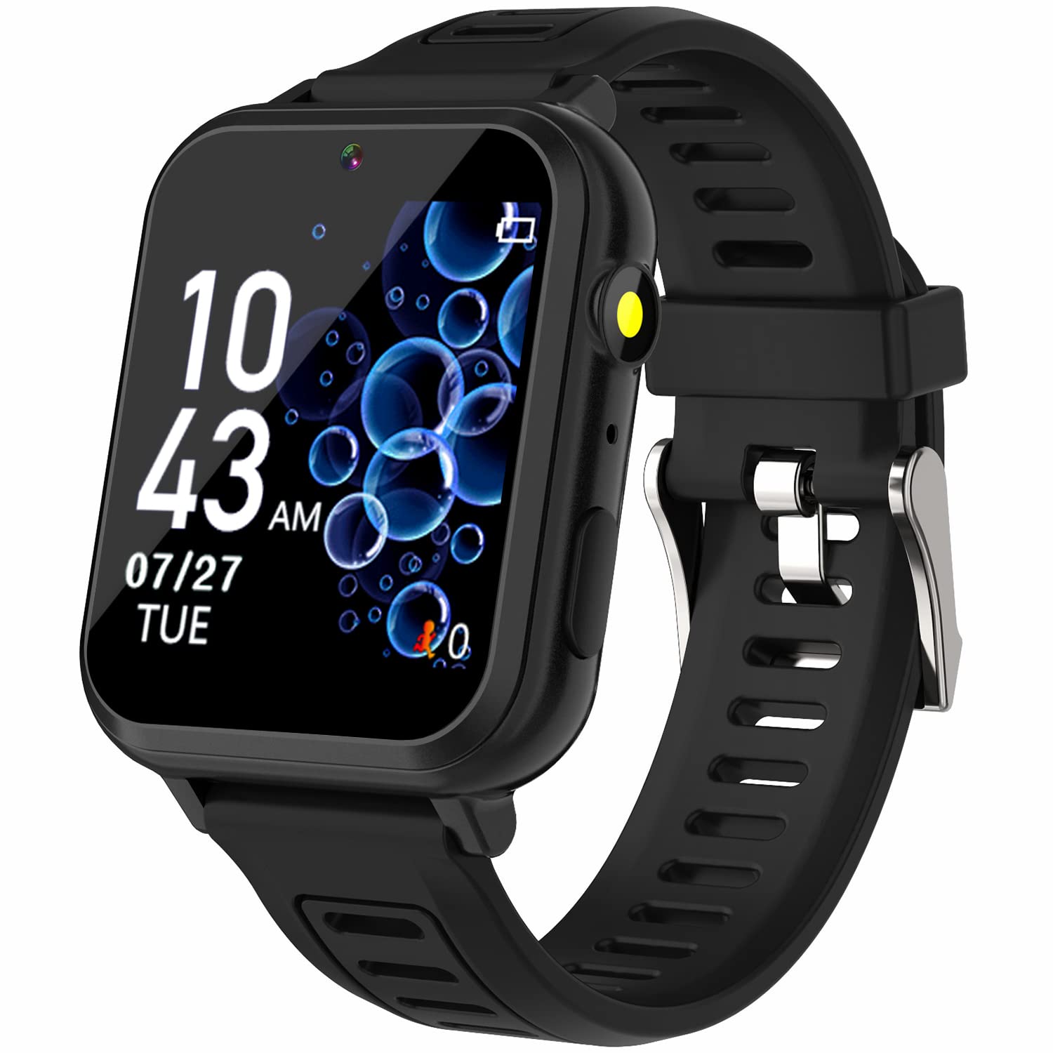 Sedzofan Smart Watch For Kids With 24 Puzzle Games Hd Touch Screen Camera Music Player Pedometer Alarm Clock Calculator Flashlig