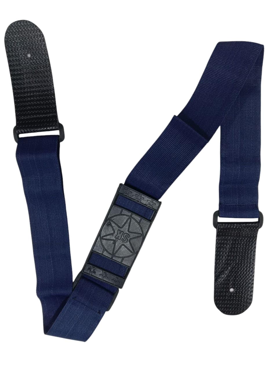Fully Adjustable Blue Guitar Strap  Comfortable Belt for Acoustic, Electric & Ukulele Guitars