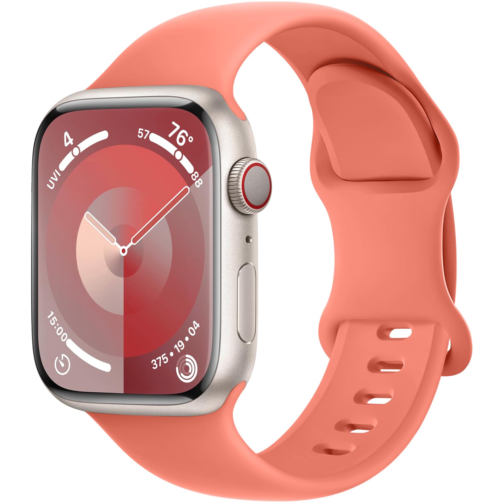 Daqin Sport Band Compatible With Apple Watch 38Mm 40Mm 41Mm 42Mm 44Mm 45Mm 46Mm 49Mm Women Men, Soft Silicone Waterproof Strap F