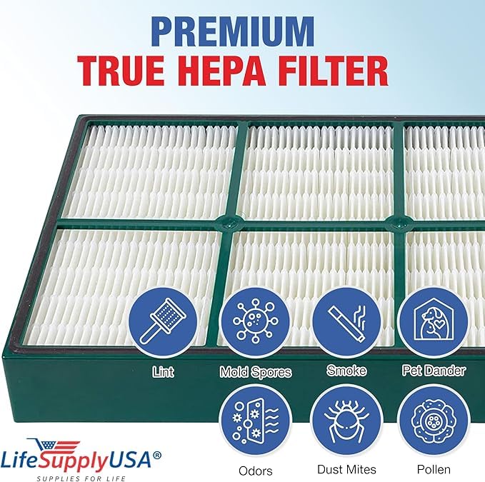 Lifesupplyusa Hepatech Filter Replacement Compatible With Hunter 30936 Quiet Flo Air Purifiers 30058 30085 30090 30095 30105 301
