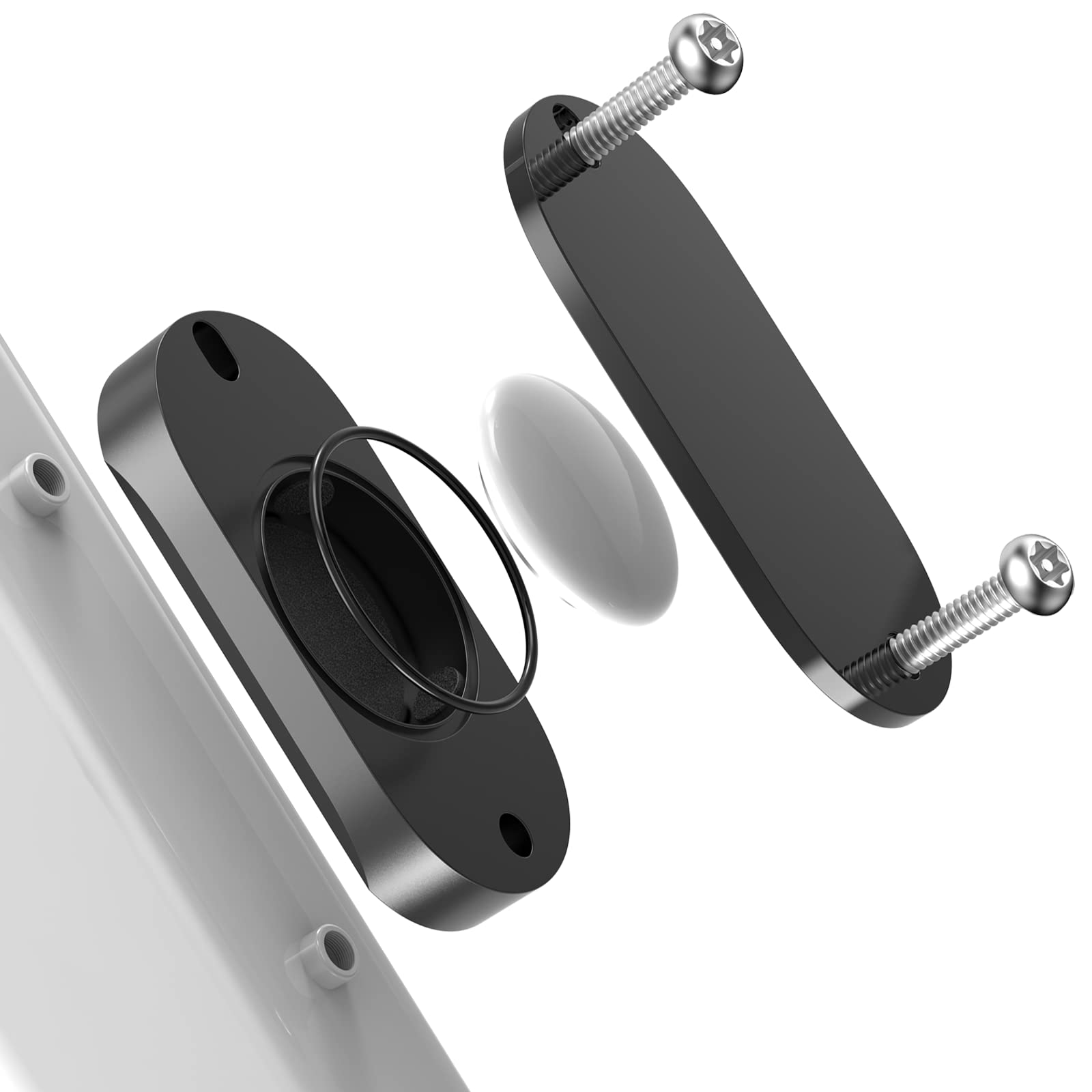 Supmega Bike Mount For Airtag, Waterproof Protective Aluminum Alloy Holder Hides Airtag Under Bicycle Bottle Cage, Bike Gps Trac