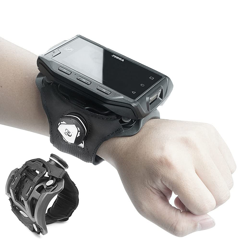 Wristband Pda Holder, Wrist Mount Strap For Zebra Wt6000 Wt60B0 Handheld Computer Scanner, Great For Baggage Handlers,Postal Car