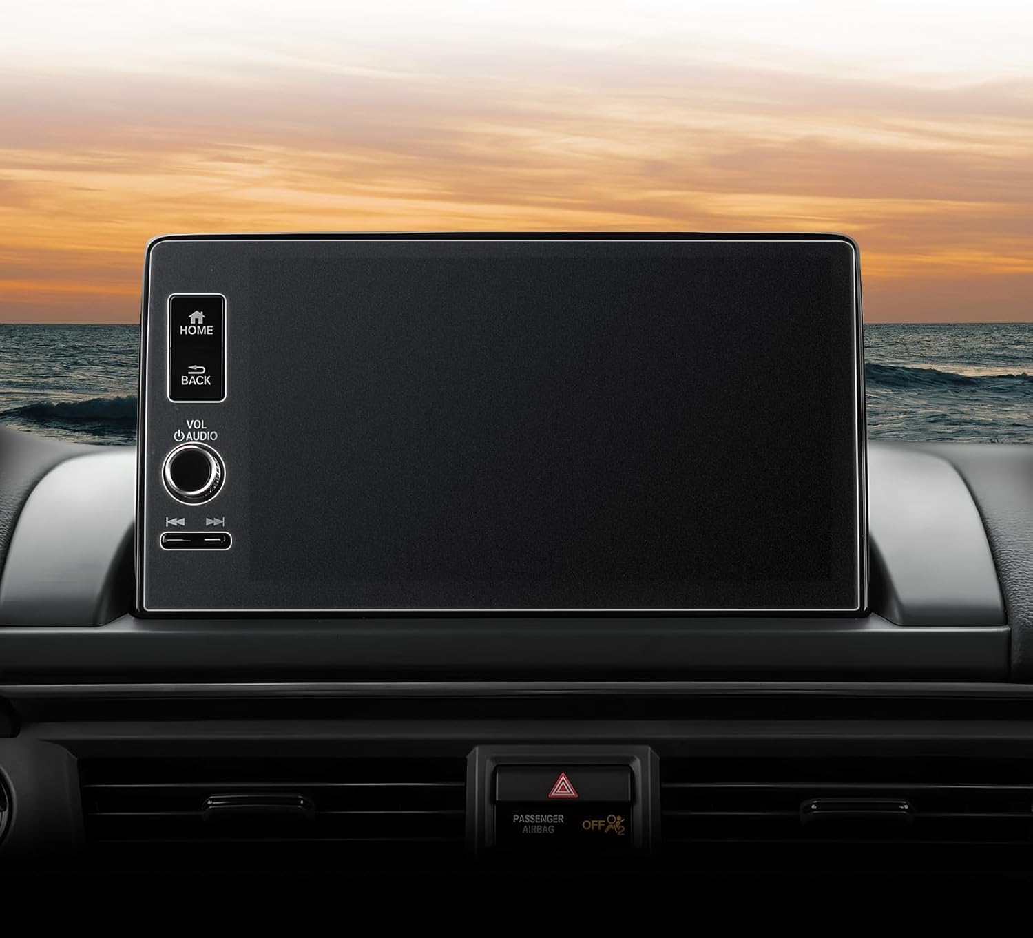 Cdefg Matte 9' Tempered Glass Screen Protector For 2023 2024 2025 Honda Cr V, 2023 2025 Civic, 2023 2025 Hrv Radio Cover Crv Hrv Civic 2024 2025 Accessories Touchscreen Display Cover 9' Matte Anti Glare