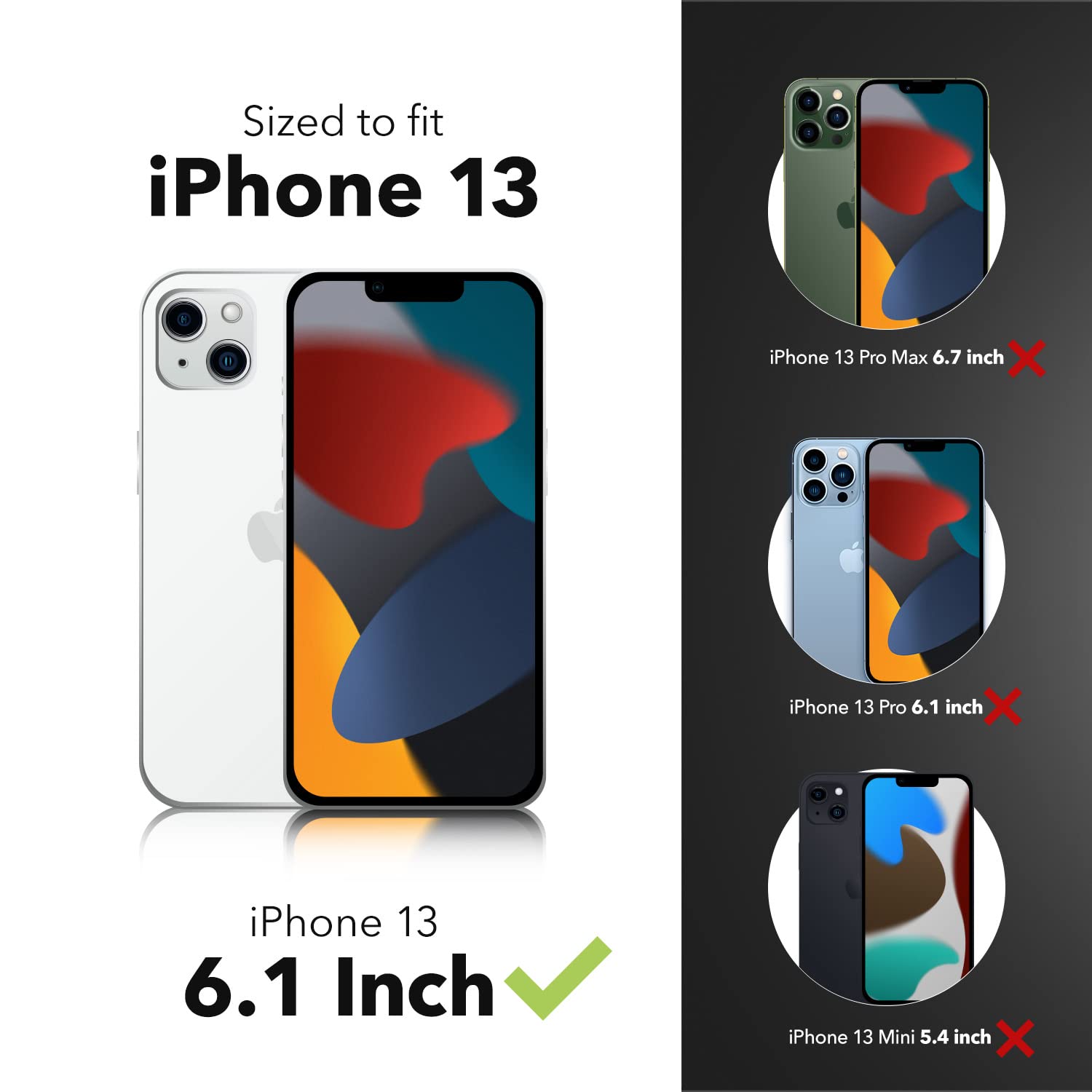 Gear4 Zagg Santa Cruz Case   Sleek, Clear Case That Highlights The D3O Protection Material   For Apple Iphone 13,Black,702008202