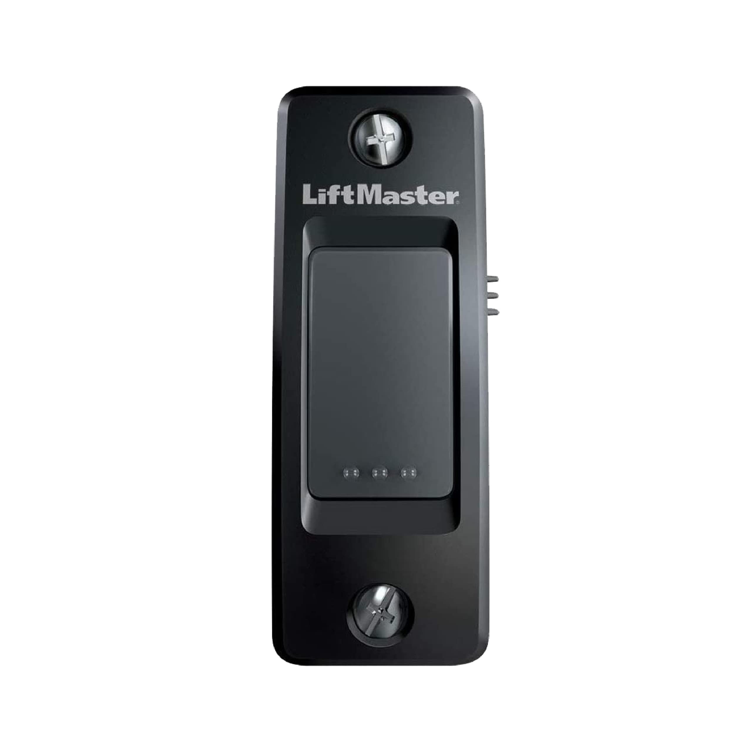 Liftmaster 883Lmw Wall Mounted Wired Push Garage Door Opener And Doorbell Button With Light Button