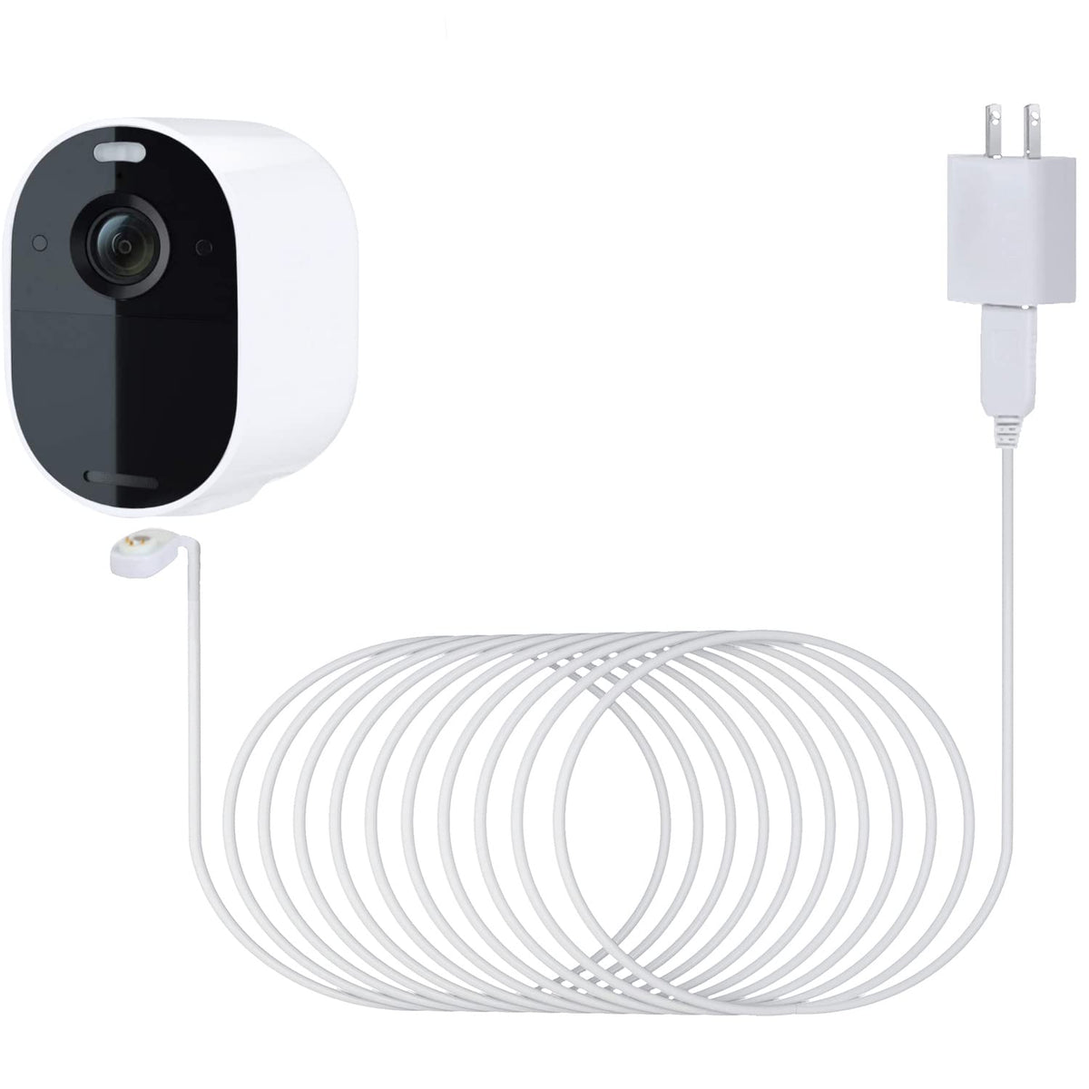 Alertcam 30Ft Magnetic Charging Cable For Arlo Pro 3, Pro 3 Floodlight, Arlo Pro 4, Arlo Pro 5S, Arlo Ultra, Arlo Ultra 2, Conti
