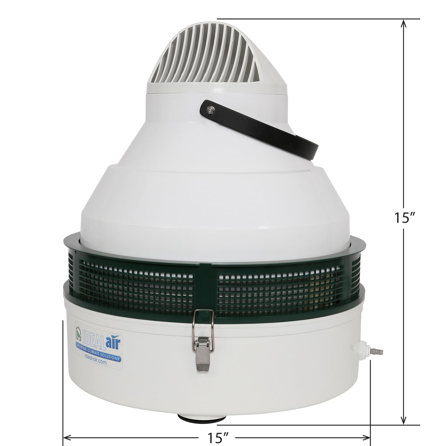 Ideal Air Industrial Grade Humidifier With Multi Directional Fogging Head, Indoor Plant Humidifier For Large Rooms, 200 Pints