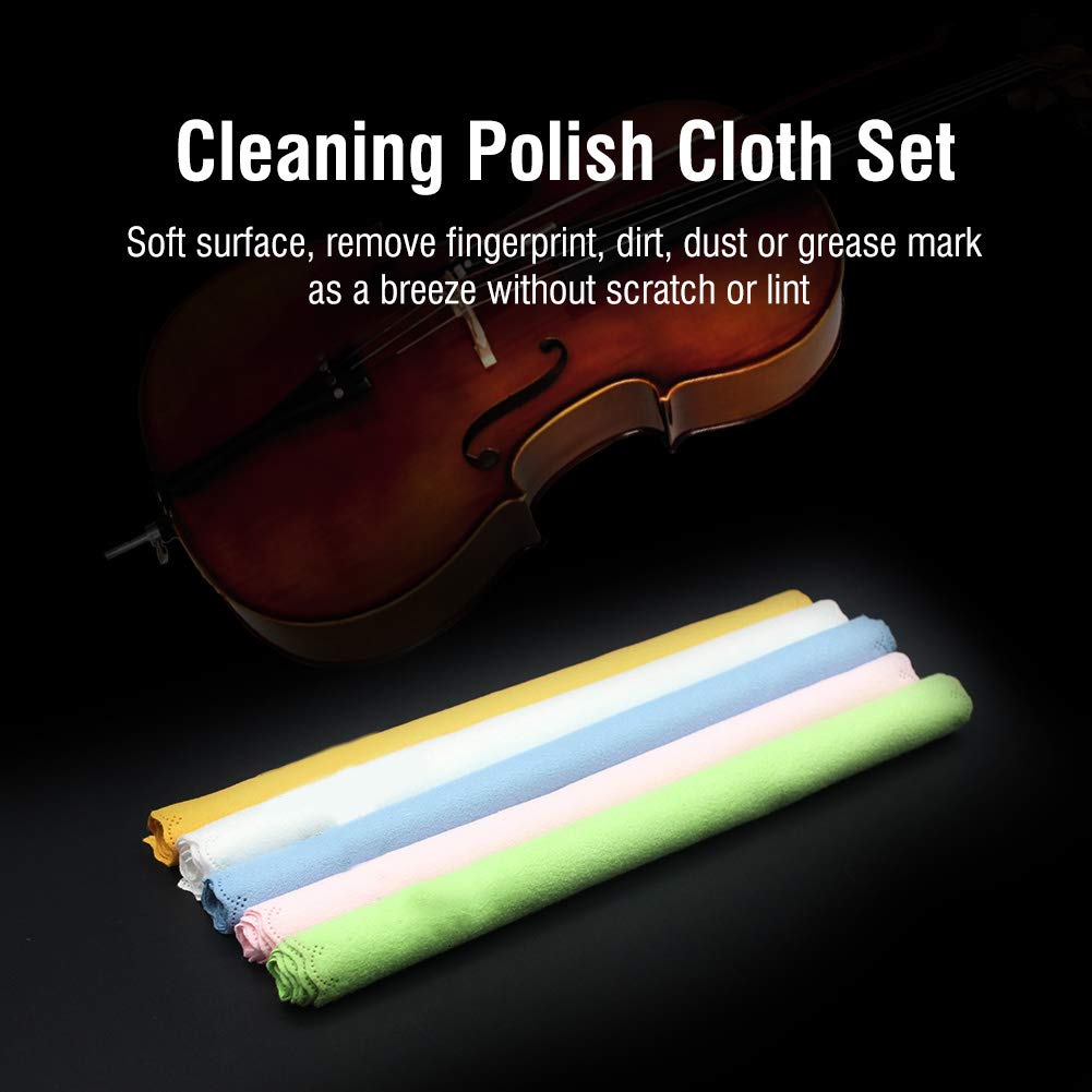 Polish Cloth Microfiber Cleaning Cloth For Violin, Viola, Cello, Bass, Guitar, Piano