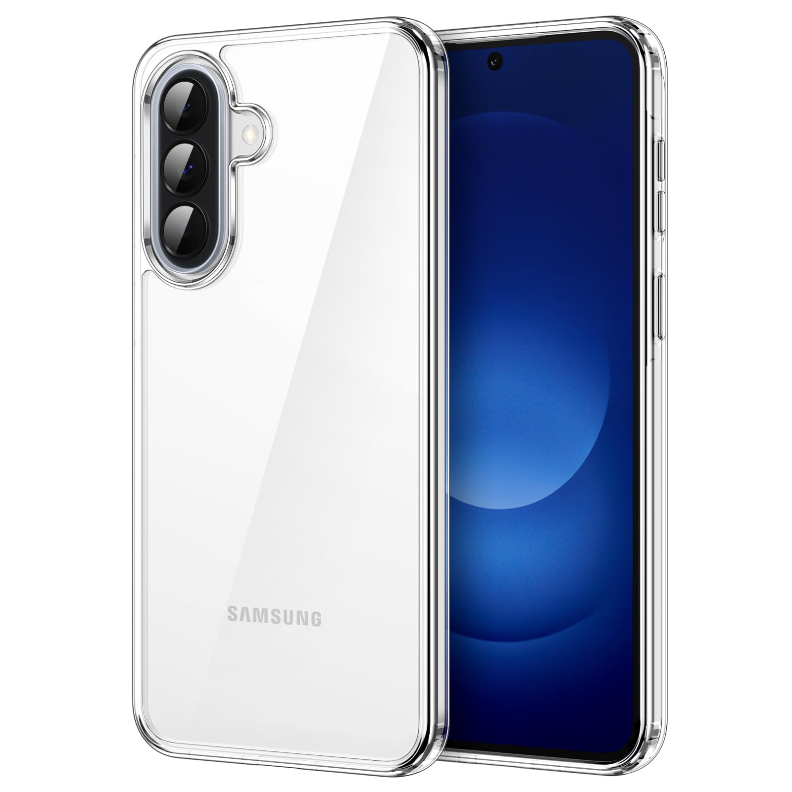 JETech Case for Samsung Galaxy A37 5G, Non-Yellowing Shockproof Bumper Protective Phone Cover, Anti-Scratch Hard PC Back (Clear)