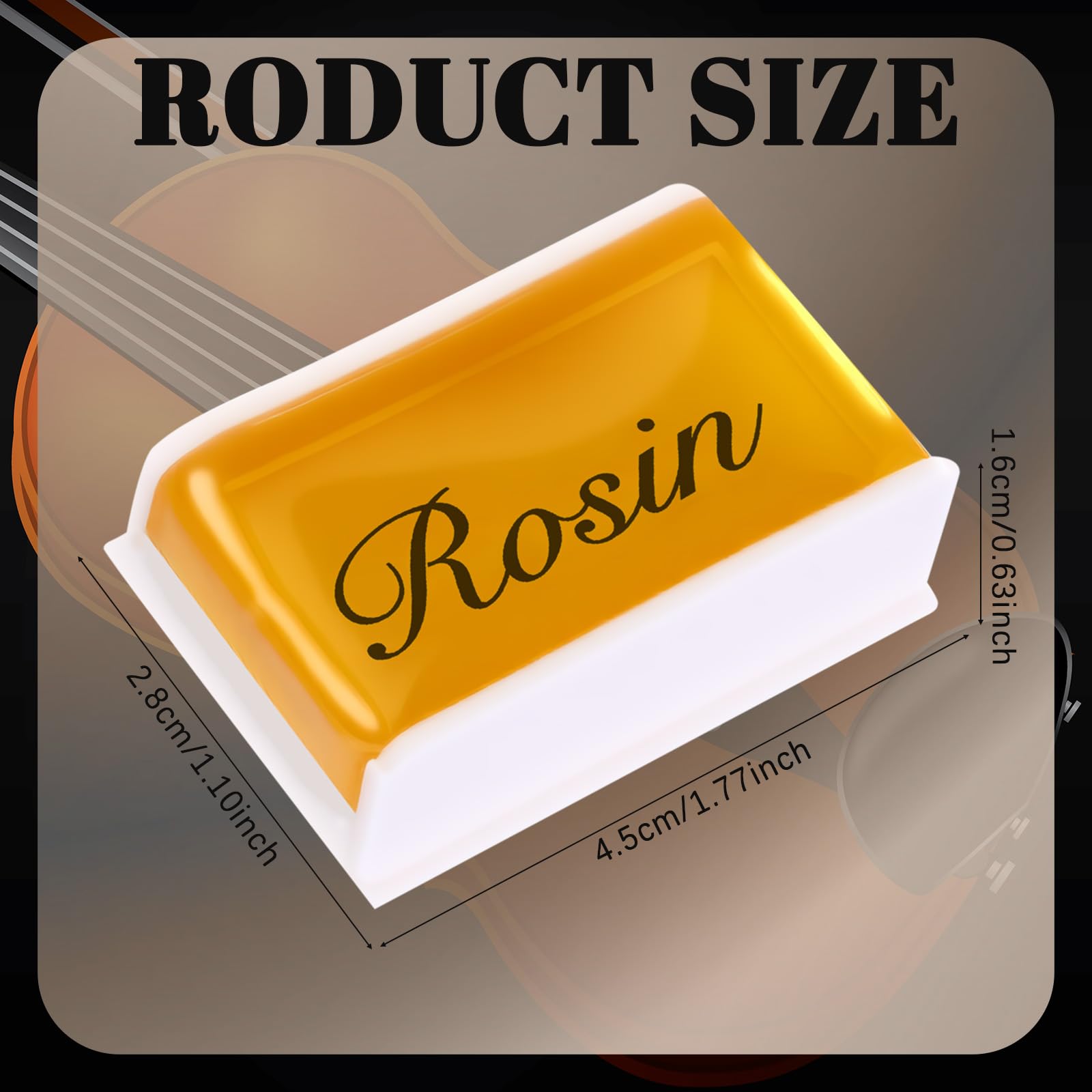Boao 12 Pcs Rosin Natural For Violin Cello Viola Rosin Light Low Dust For Bows String Music Instrument Accessory