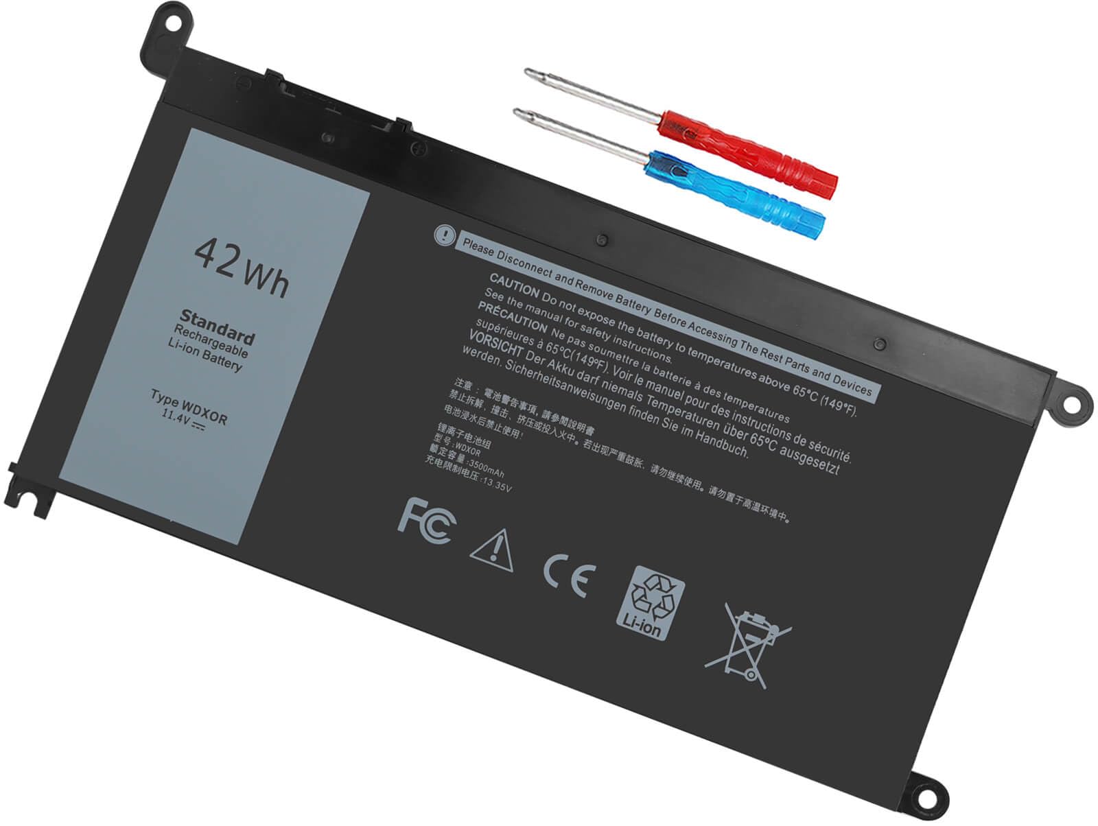 Wdx0R Laptop Battery For Dell Inspiron 15 7579 7569 5578 5565 5567 5568 5570 5775 5579 7560 7570 13 5378 5368 7375 7368 7378 17