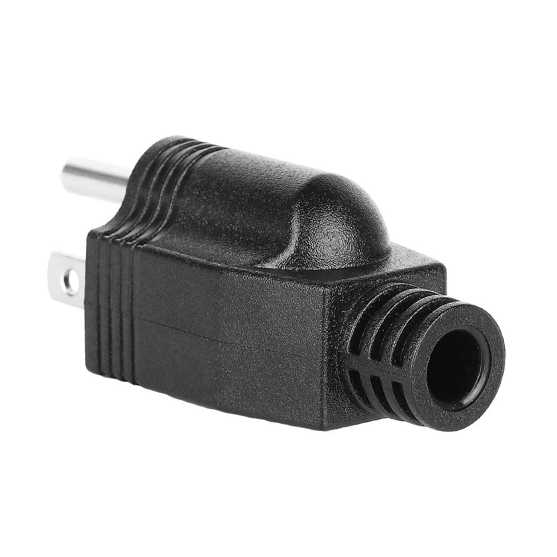 (3Pack) Nema 5 15P Male 15A 125V 3 Prong House Hold Male Rewirable Plug. 3 Prong Male Low Profile Diy Plug, Black Color.