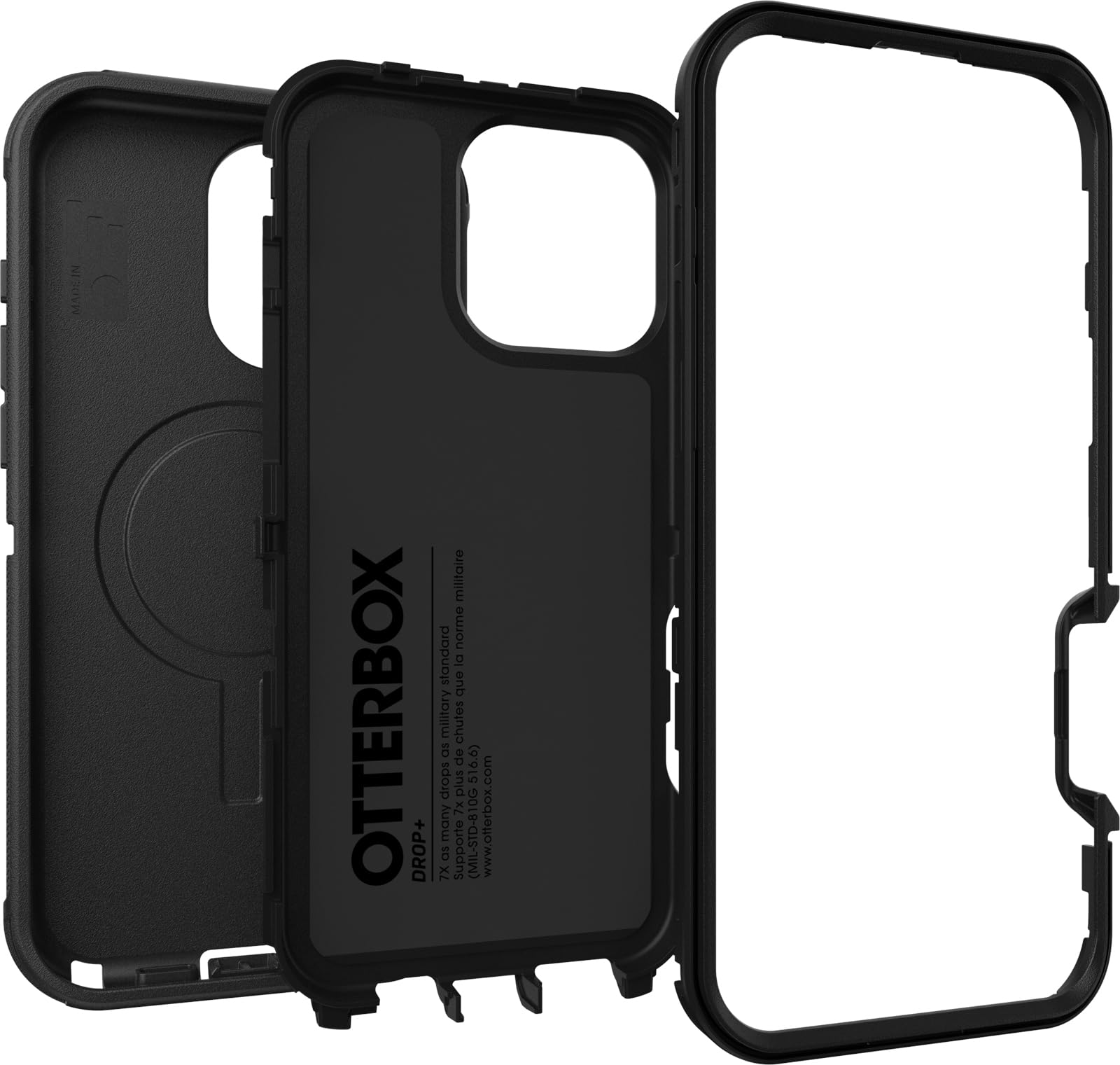 Otterbox Iphone 16 Pro Max Defender Series Case   Black