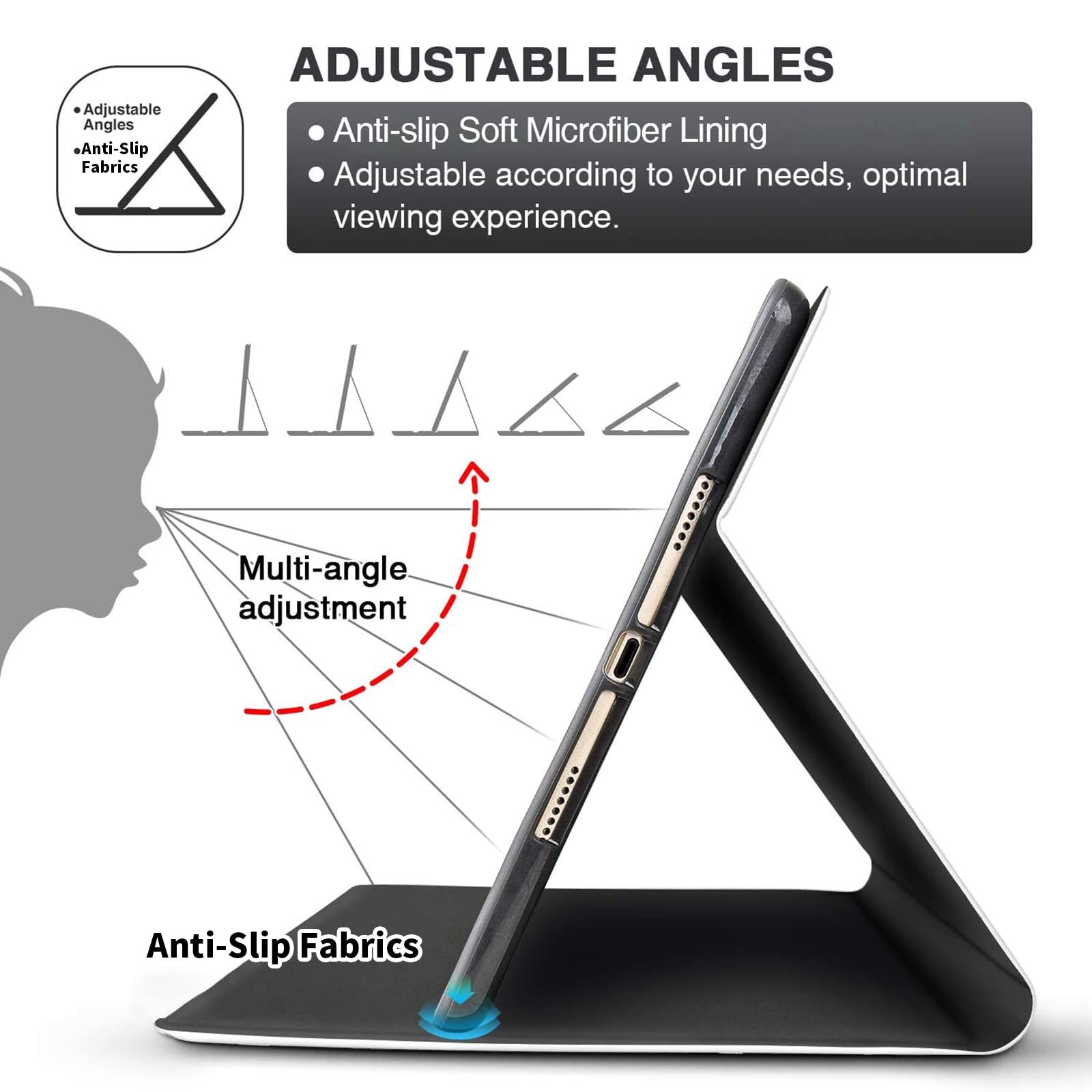 Case For All New 6'' Basic Kindle 11Th Generation (2022 Release),Slim Shockproof Pu Leather Stand Cover With Auto Sleep/Wake For