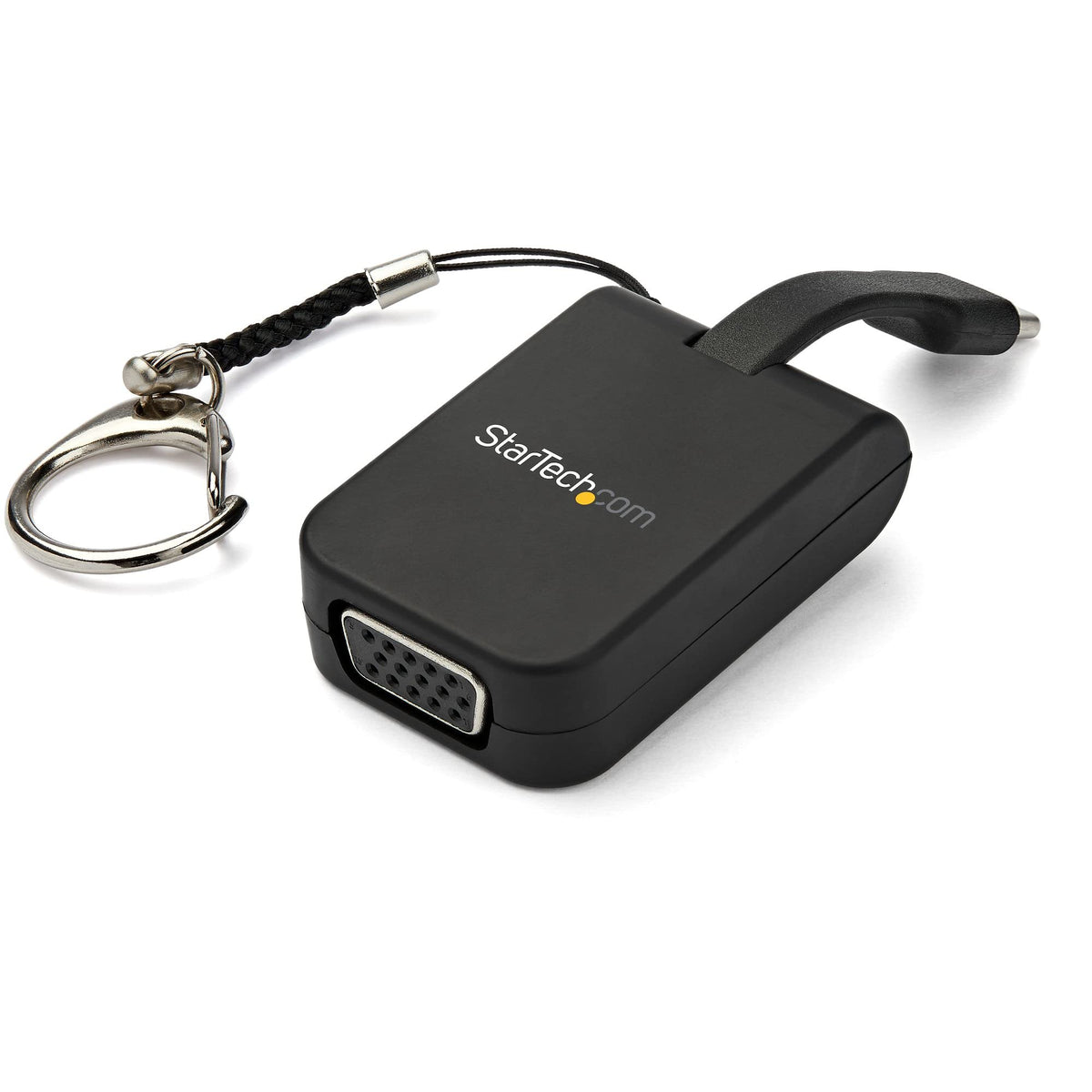 Startech.Com Compact Usb C To Vga Adapter   1080P Usb Type C To Vga Video Display Converter With Keychain Ring   Active Usb C Dp