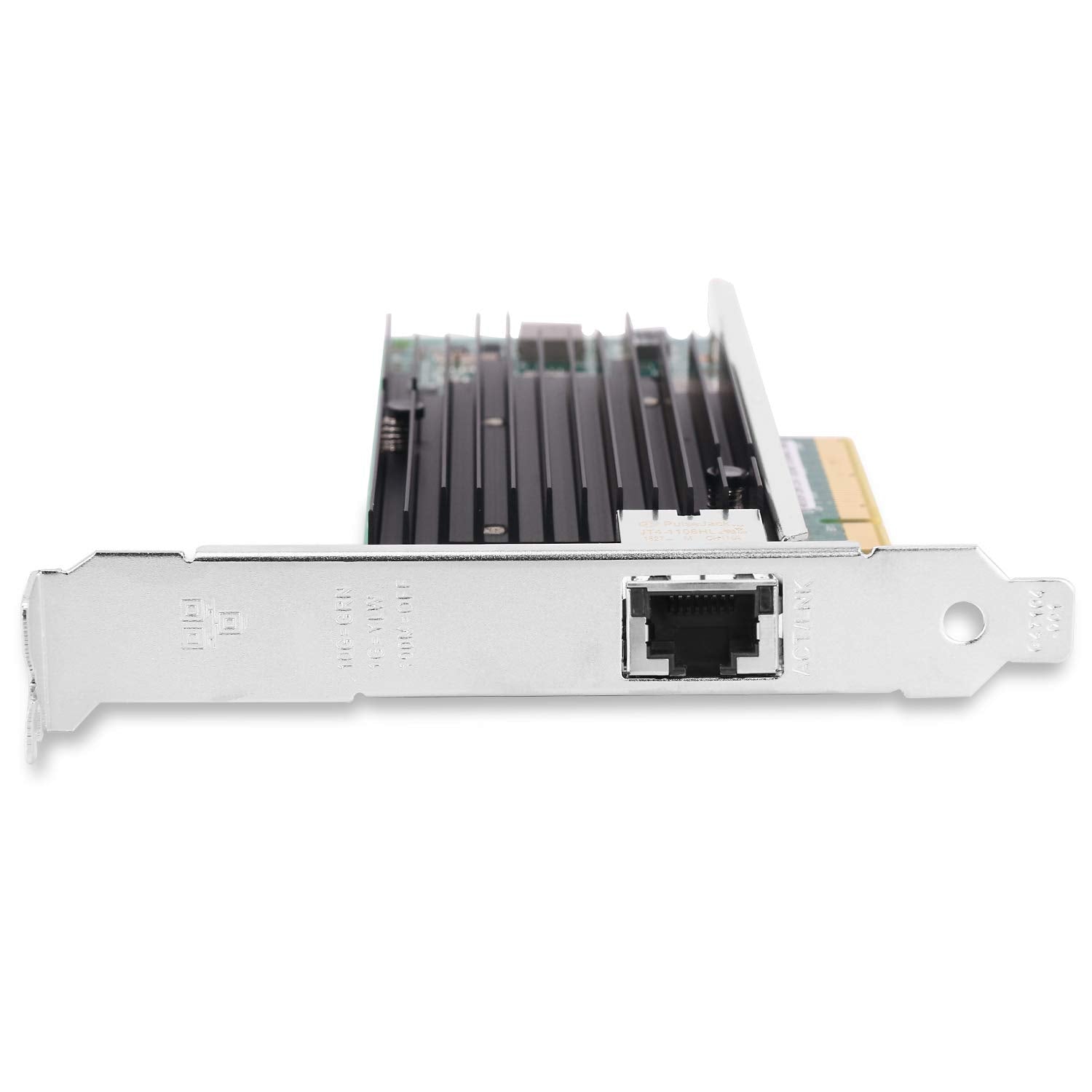 Vogzone For Intel X540 T1 10Gb Ethernet Converged Network Adapter (Nic), Single Copper Rj45 Port Pci Express 2.1 X8 With Intel X