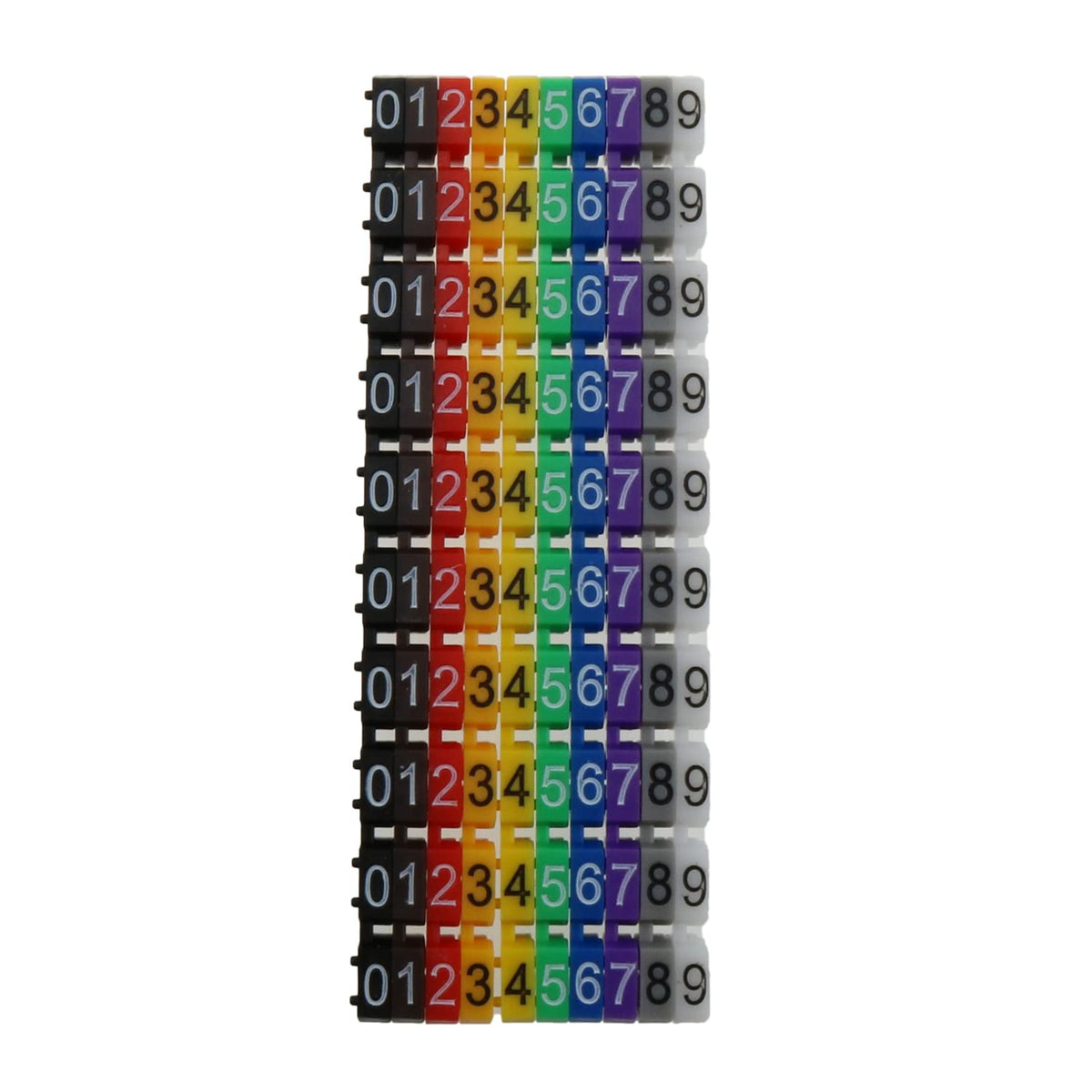 C Type Marker Meetoot 1Set 6Sqmm Colourful Number Tag Label For 6 10Mm ...