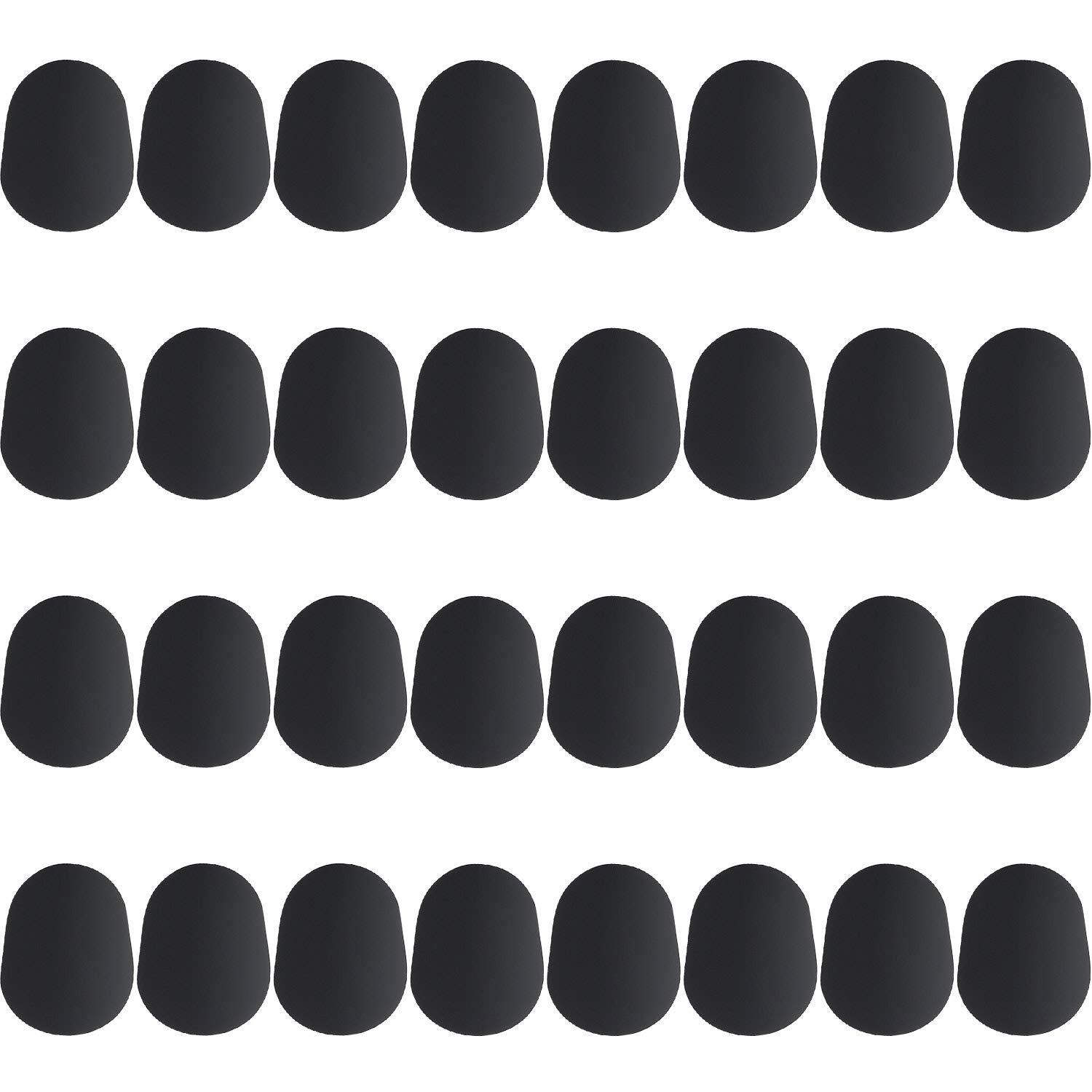 Boao 32 Pieces Saxophone Mouthpiece Cushion 0.8 mm Alto Tenor Saxophone and Clarinet Mouthpiece Pads Patches Accessories for Beg