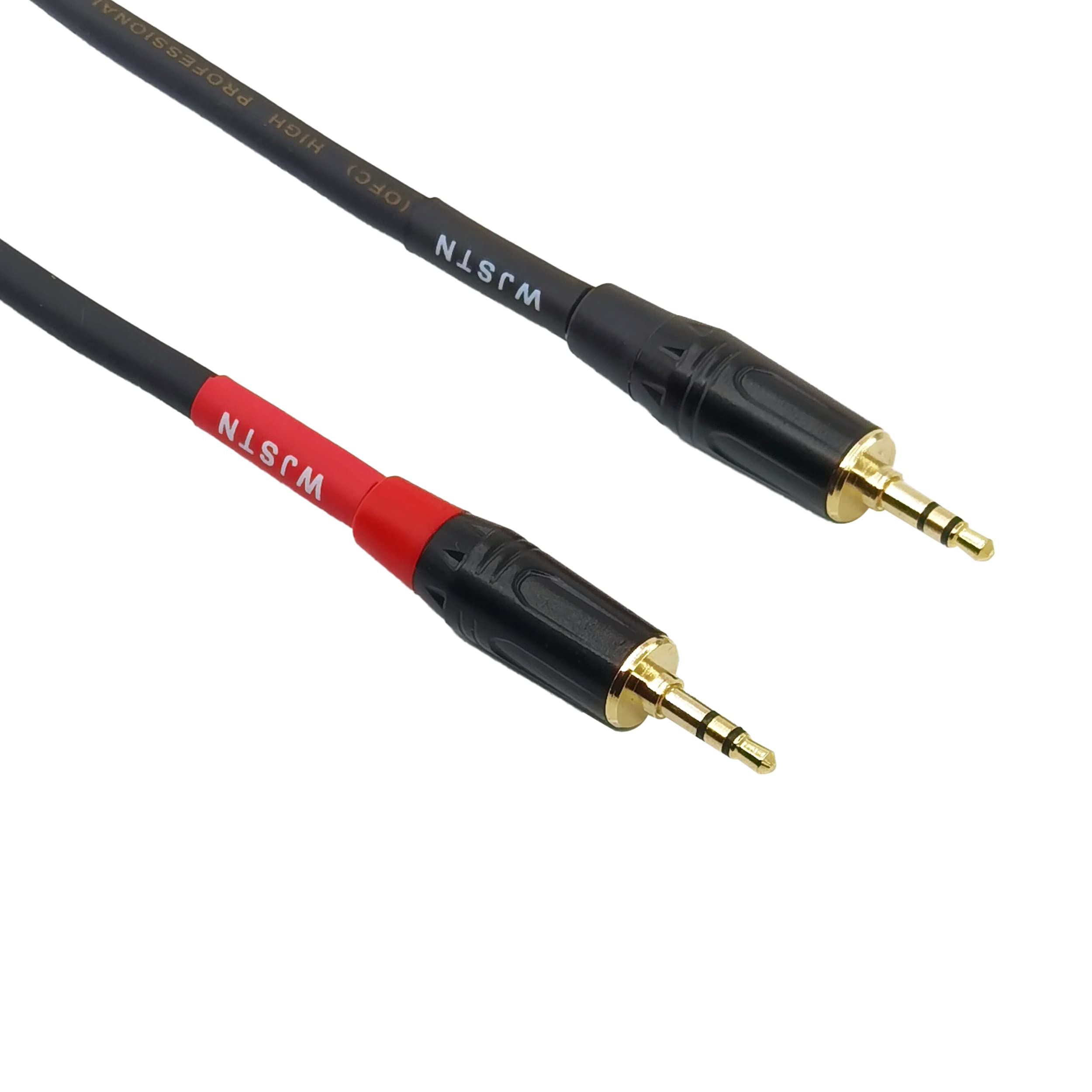 Wjstn Xlr To 3.5Mm Converter Cable Unbalanced 1/8 Inch Mini Stereo Jack To Xlr Male Adapter Suitable For Camera, Dslr Camera, Co