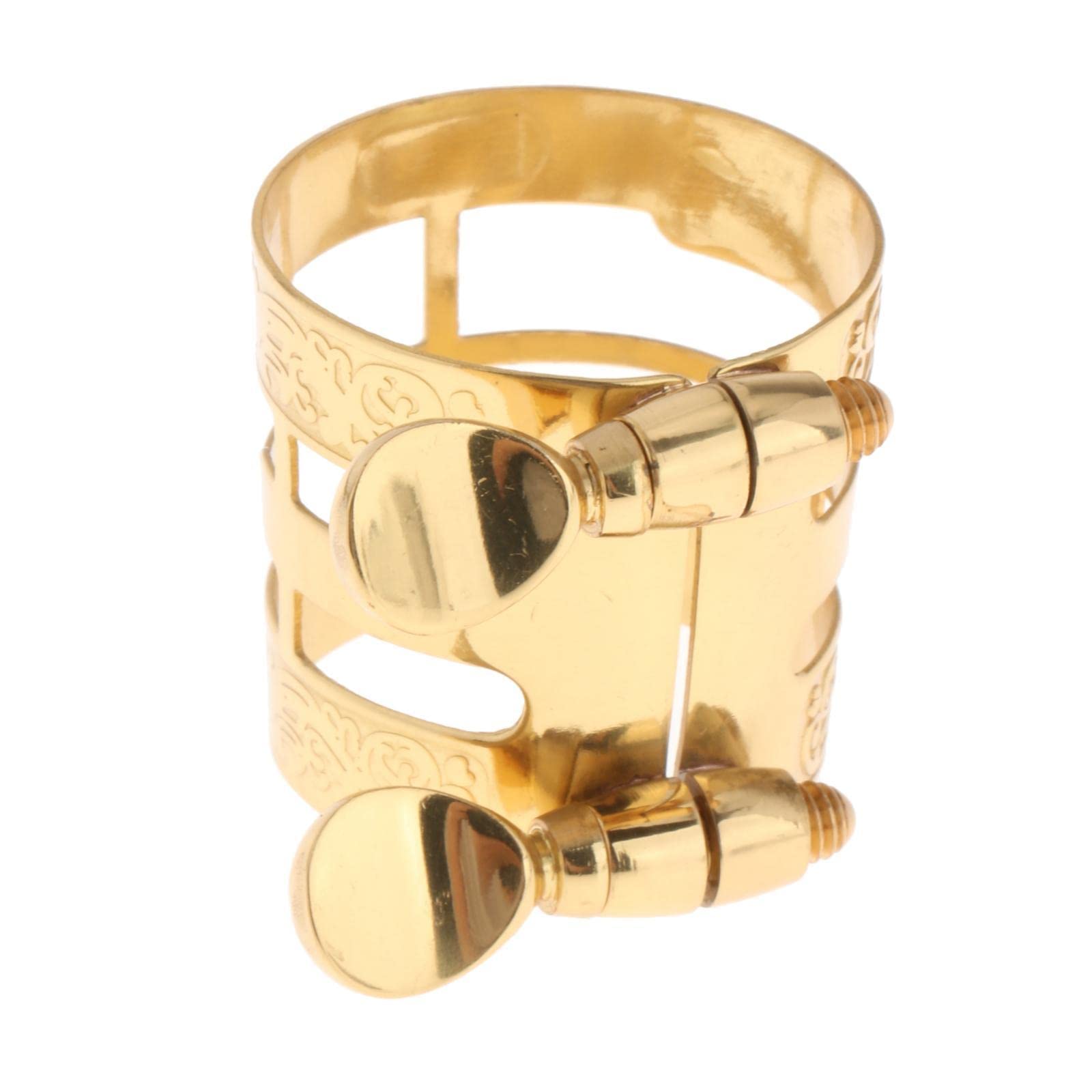 Vistora Alto Saxophone Mouthpiece Ligature Mouthpiece Carved For Saxophone Players Lacquered Gold