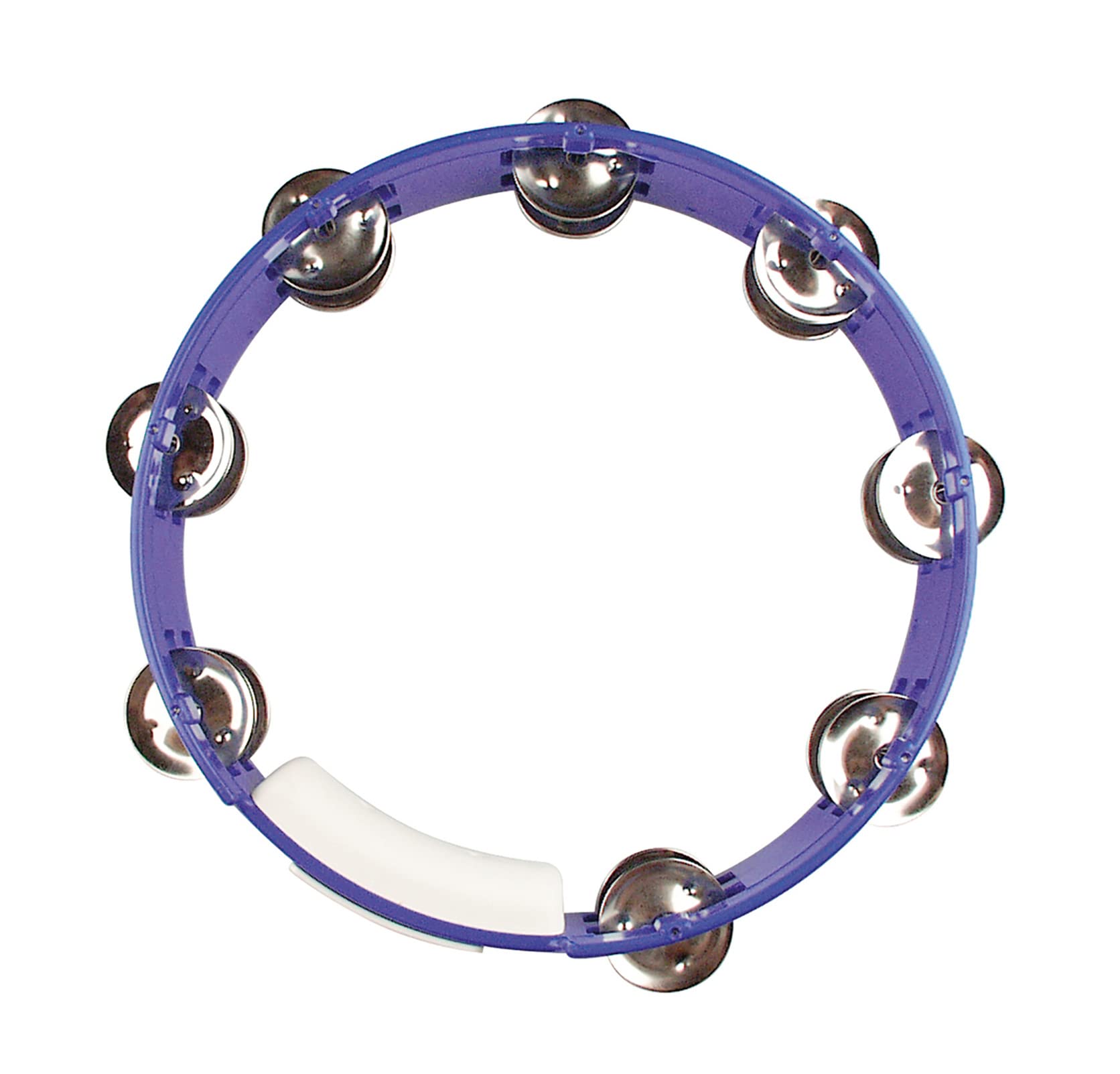 Rhythmtech Tc4040 10 Inch True Colors Tambourine, Cobalt Blue