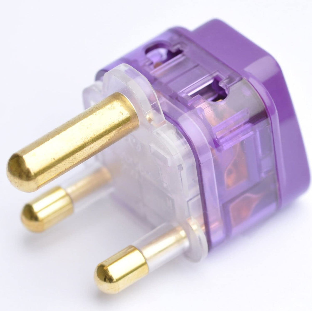 Ac Power Travel Adapter Plug For South Africa Namibia / With Dual Plug In Ports And Surge Protection / Grounded