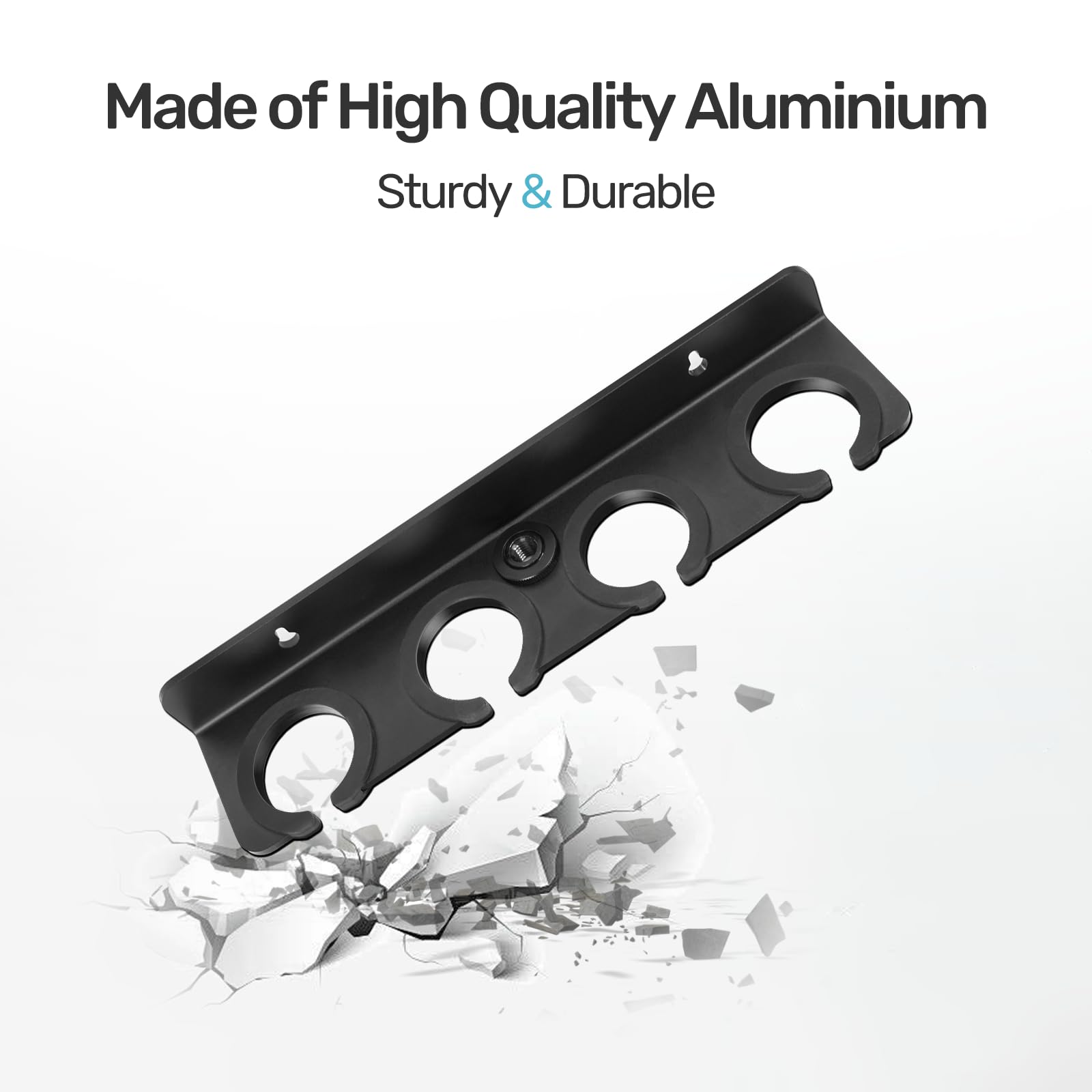 Etour [2025 Upgrade] Multi Microphone Holder For Mic Stand Storage Organizer For Handheld Dynamic Wired And Wireless Mics Wall M