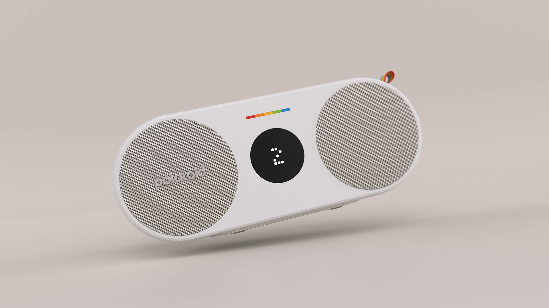 Polaroid P2 (Grey) - Portable Bluetooth Speaker, With Internet Radio, 20W Powerfull Sound, 15 Hours Battery Life, Usb-C, Dual St