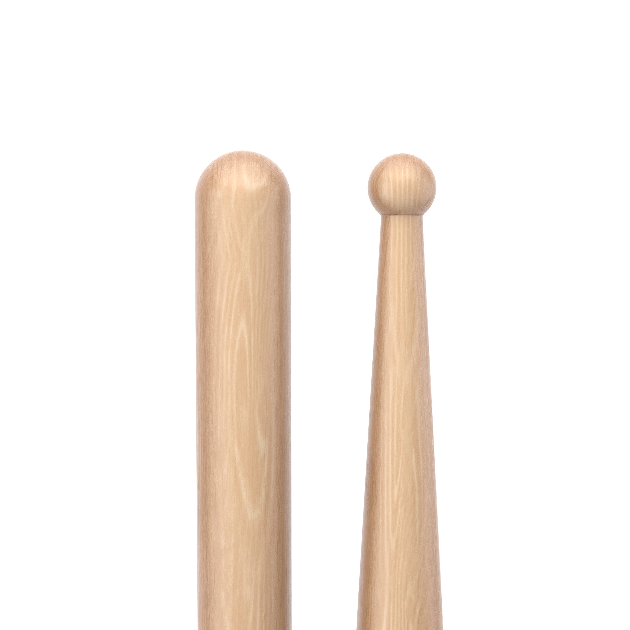 Promark Finesse 2B Maple Drumsticks, Small Round Wood Tip, One Pair