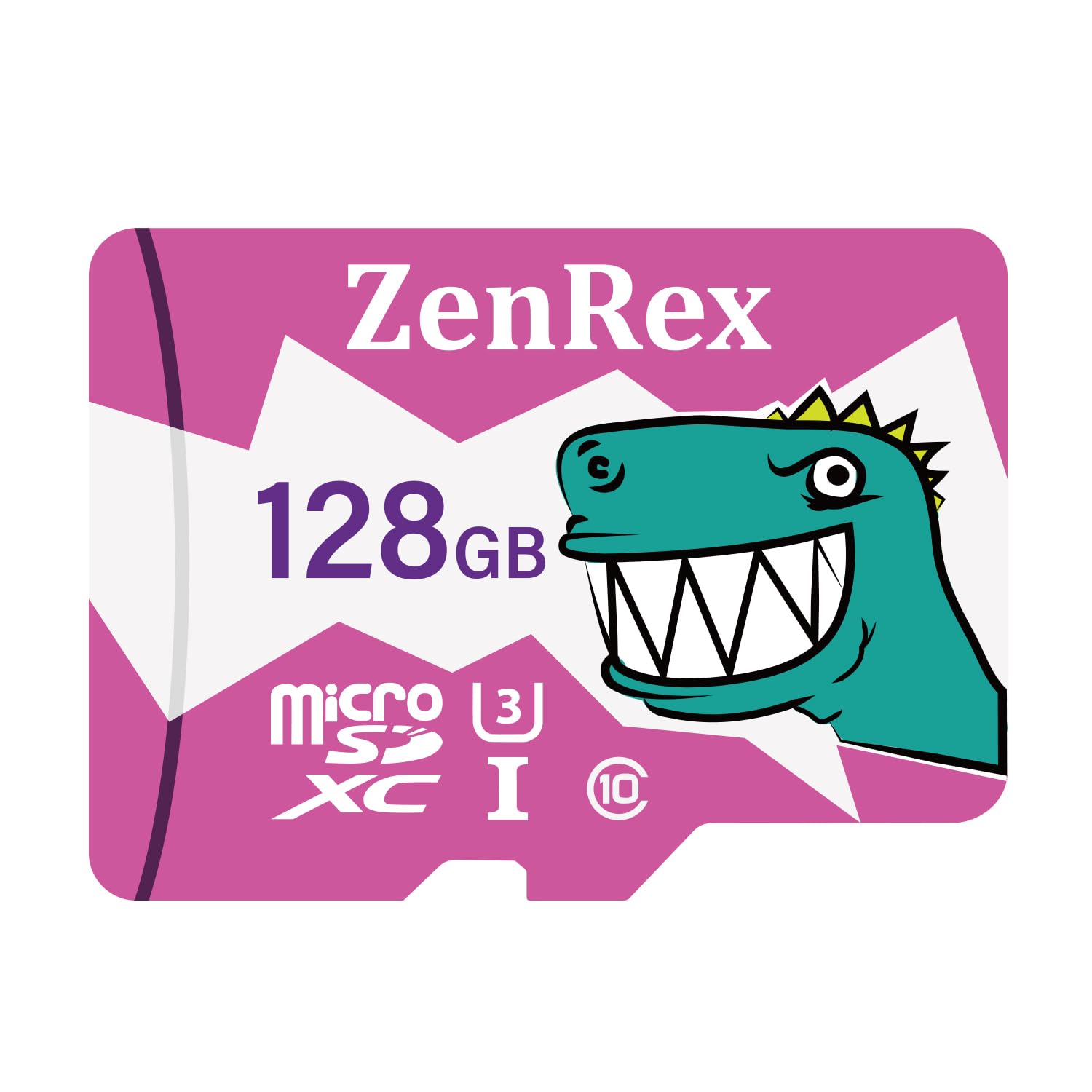 ZenRex 128GB Micro SDXC High Speed 4K UHD Full HD Video Recording C10 U3 A1 Memory Card for Camera Tablet Smartphone with Adapte