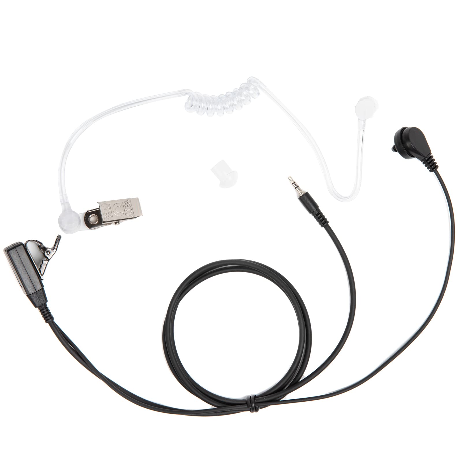 Walkie Talkie Headset For Cobra 1 Pin Acoustic Tube Earpiece With Mic Headsets With Ptt Compatible With Cobra Talkabout Cxt195 Cx112 Acxt1035R Acxt145 Acxt545 Px655 Rx385 Rx685 Two Way Radio(2 Pack)