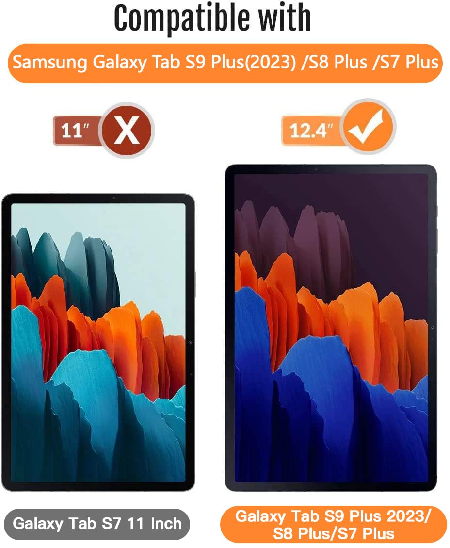 Galaxy Tab S9 Plus Paperfilm Screen Protector For Samsung Galaxy Tab S9 Plus 2023 / S9 Fe Plus/S8 Plus/S7 Fe 12.4 Inch 2020, Fee