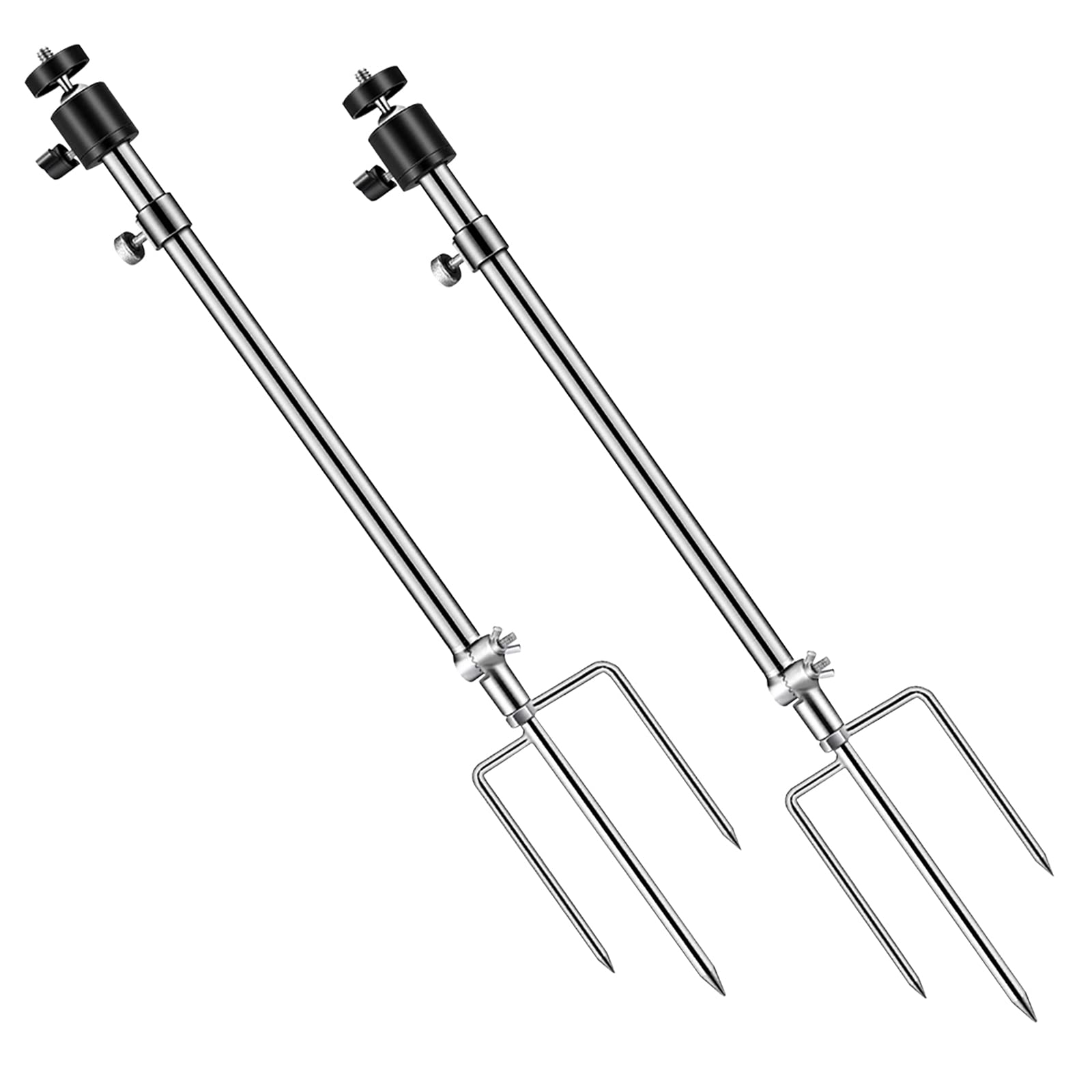 Adfitjo Game & Trail Camera Mount, Support All Hunting Cameras With 1/4'' 20 (6Mm) Thread Inserts, Foldable Stainless Steel Brac