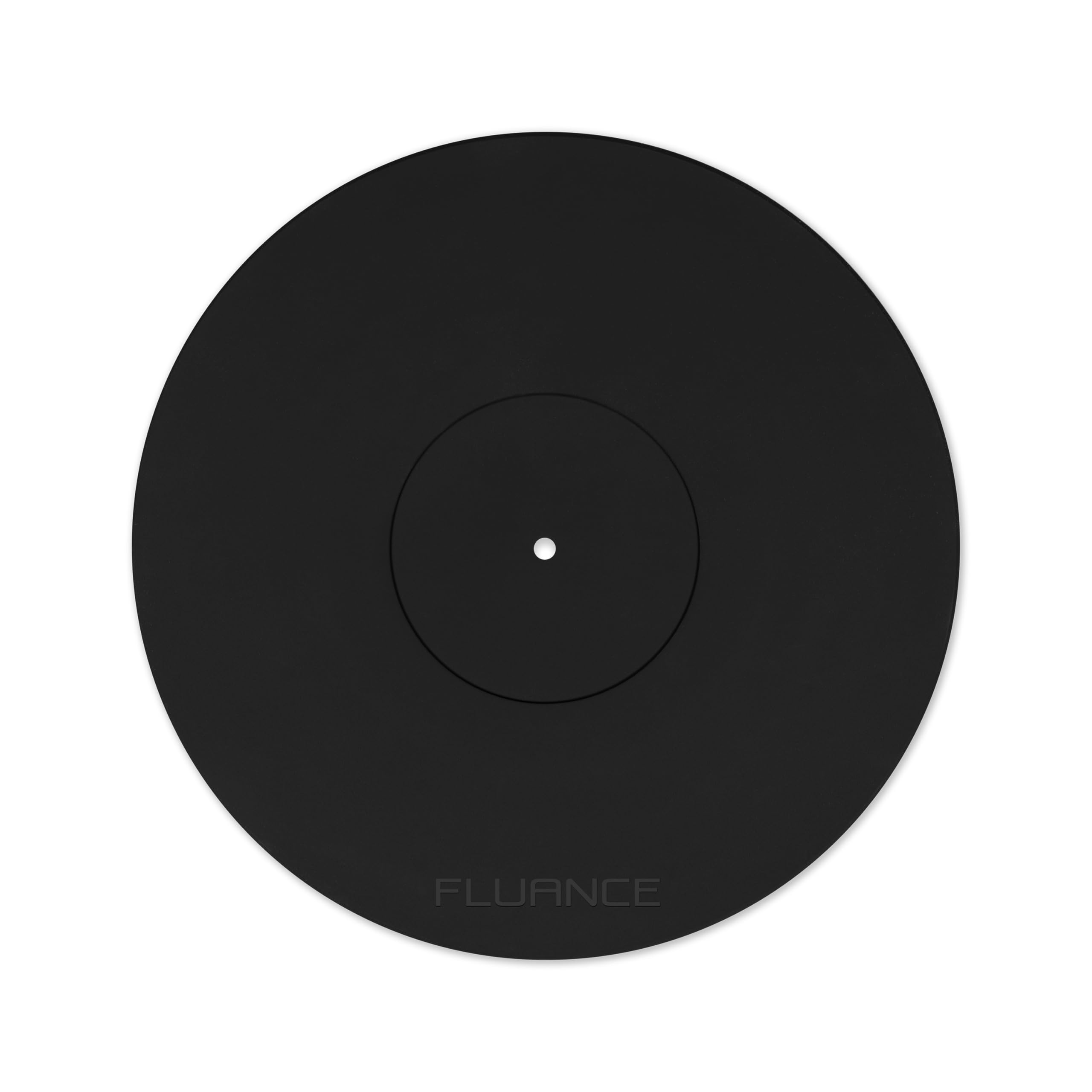 Fluance Turntable Platter Mat (Rubber Black)   Durable Audiophile Grade Silicone Design For Vinyl Record Players (Pfhtrp)