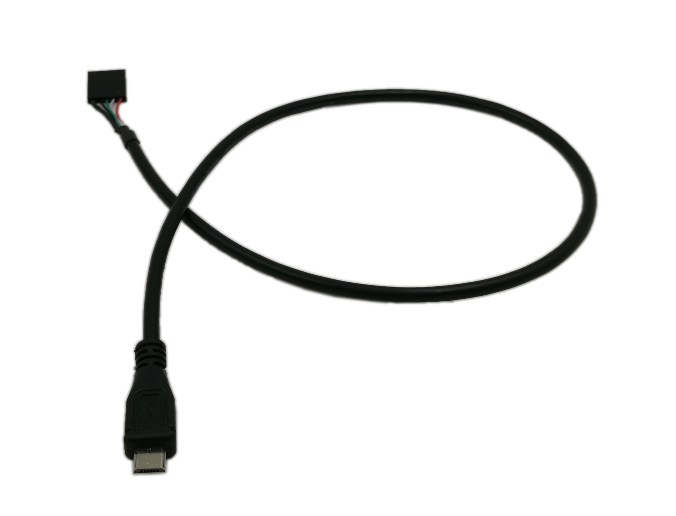 Zdycgtime 50Cm Micro Usb 5Pin Male To 1X 5Pin Female 0.1'' Usb Header Pcb Motherboard Cable