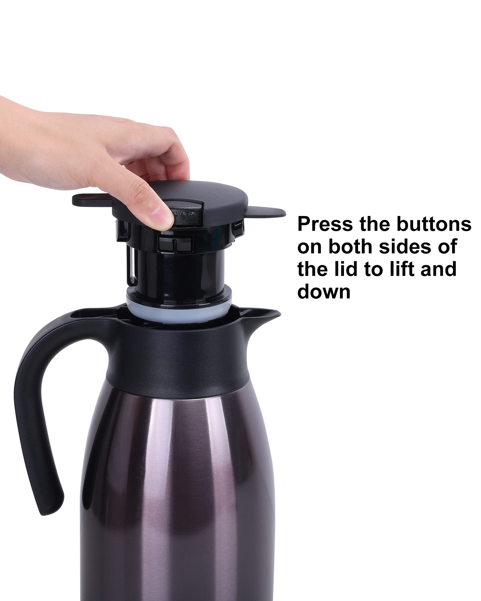 Gint Stainless Steel Thermal Coffee Carafe Lid (Lid, Universal)