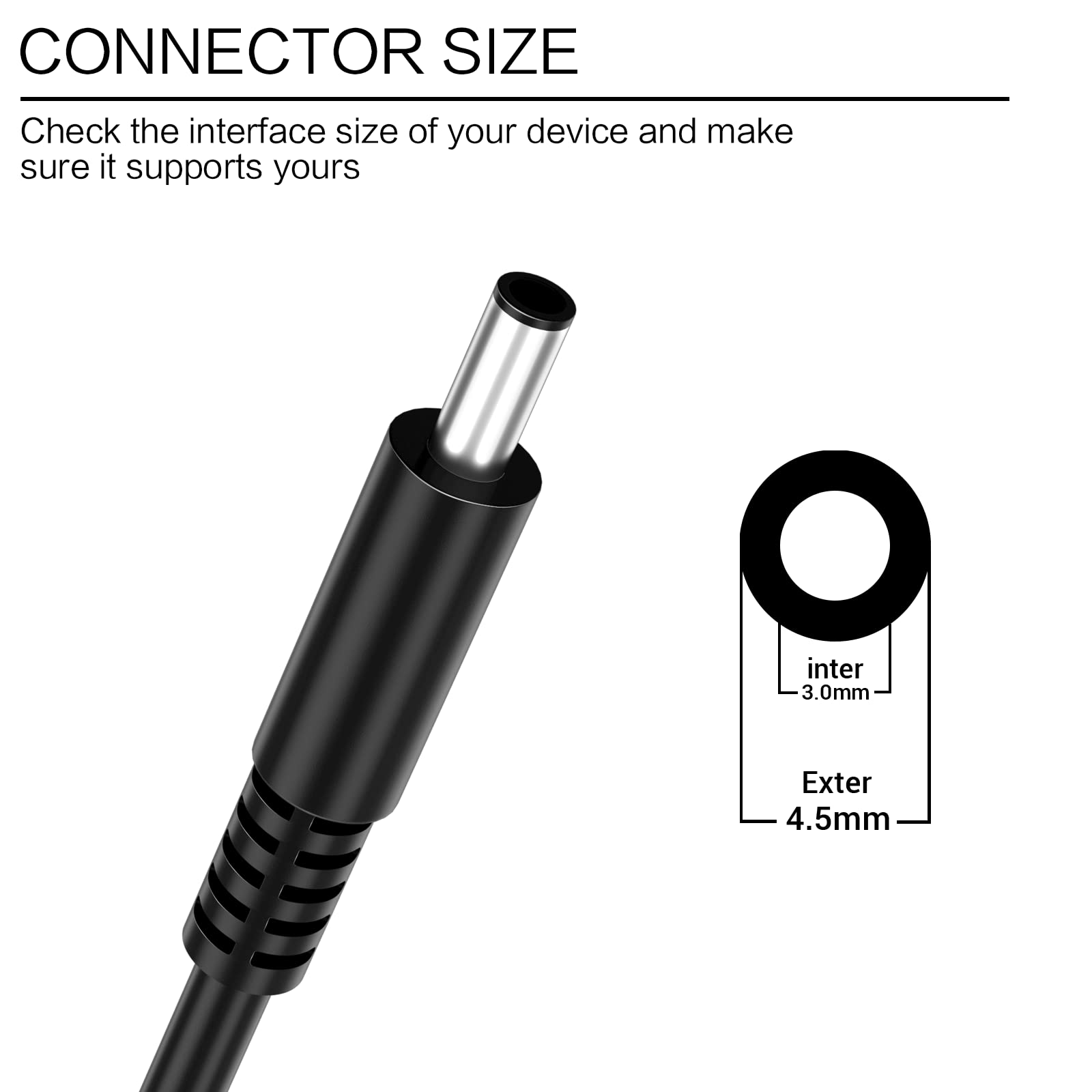 65W 45W Ac Adapter Laptop Charger For Dell Latitude 13 14 15 3000 Series,For Dell Inspiron 13 14 15 16 17 3000 5000 7000 Series,
