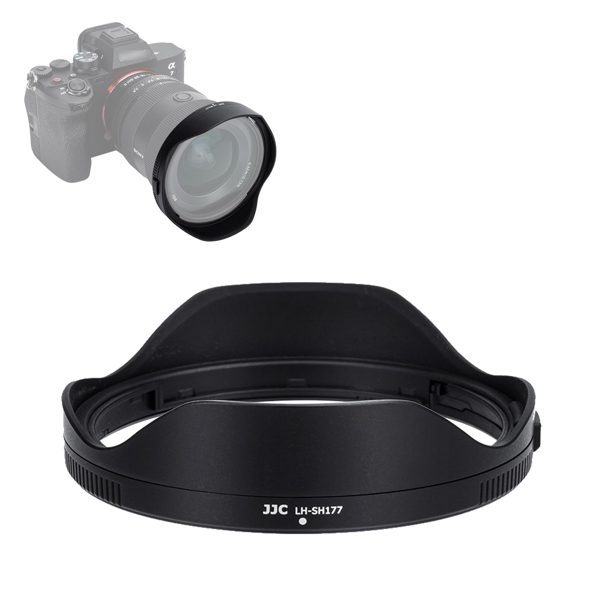 Jjc Alc Sh177 Bayonet Reversible Lens Hood Shade For Sony Fe 16 35Mm F/2.8 Gm Ii Lens Sel1635Gm2, Replaces Sony Alc Sh177 Lens H